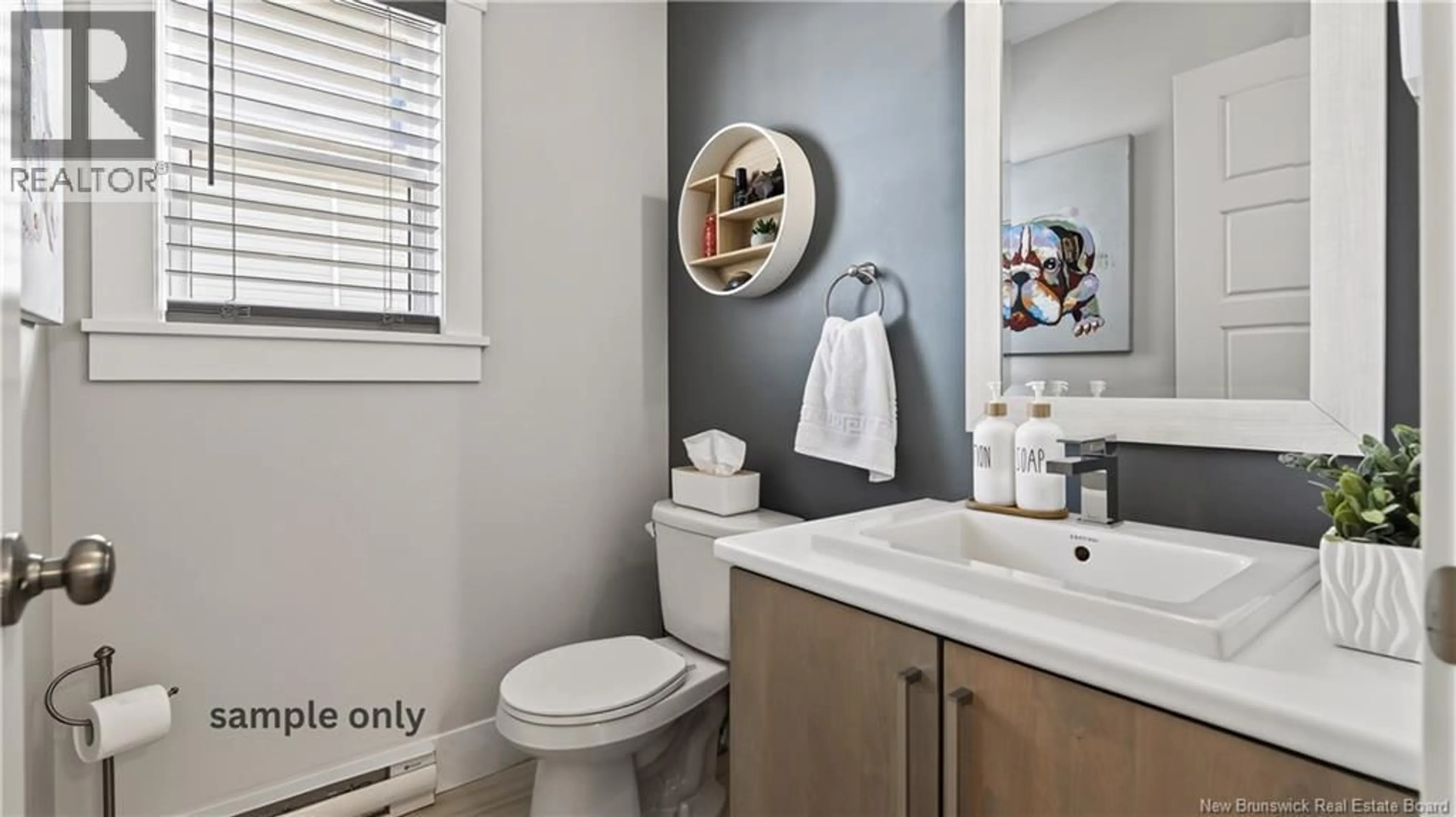 Standard bathroom, ceramic/tile floor for 132 RUE DE ERABLES, Dieppe New Brunswick E1A9B2