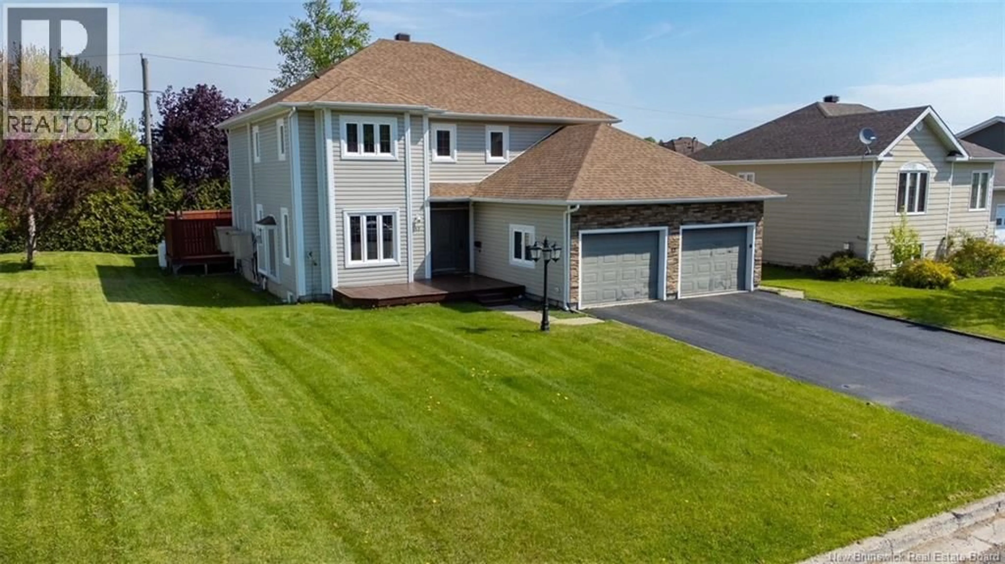 A pic from outside/outdoor area/front of a property/back of a property/a pic from drone, street for 12 BROOK TERRACE, Campbellton New Brunswick E3N3T3