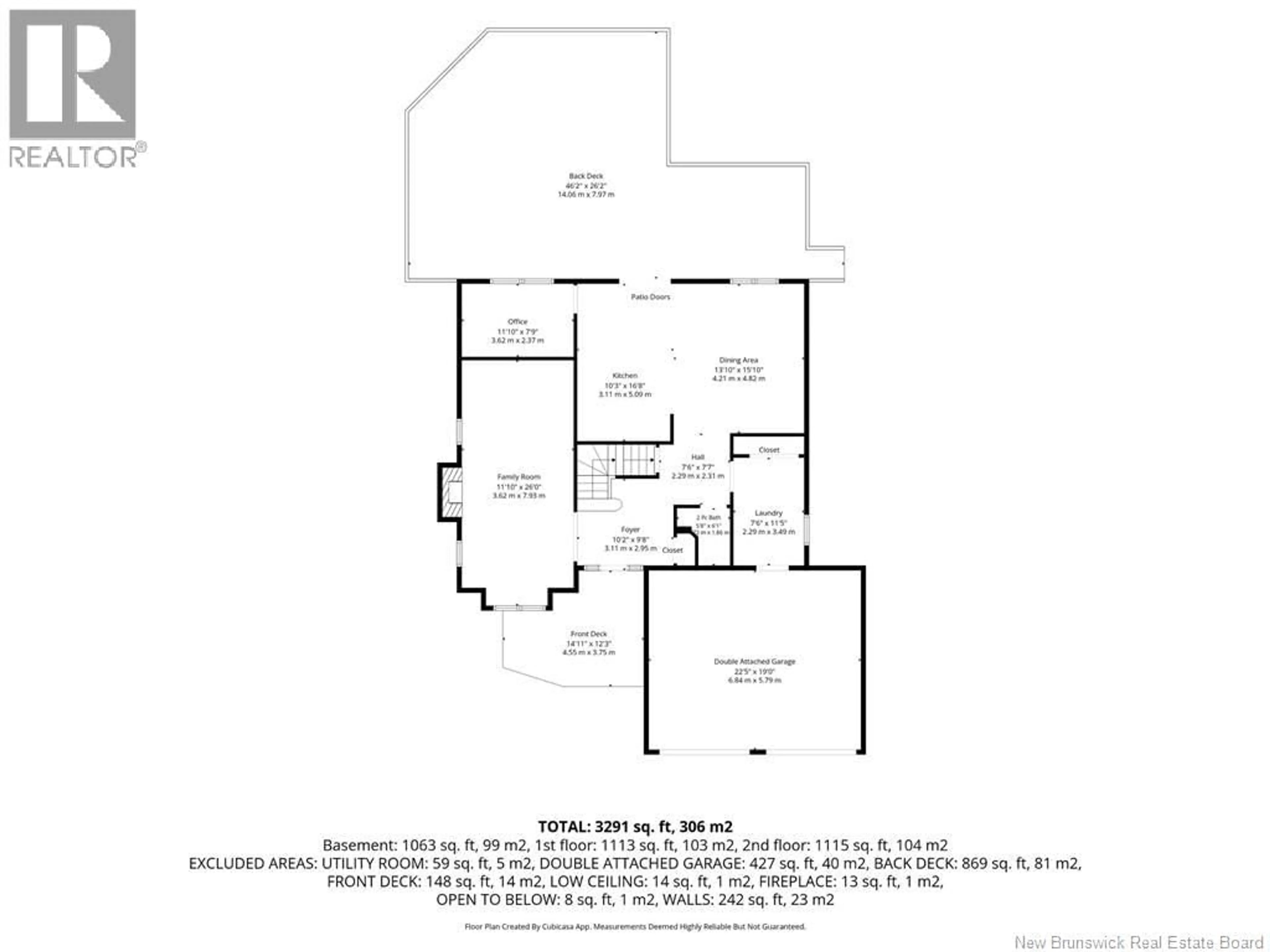 Floor plan for 12 BROOK TERRACE, Campbellton New Brunswick E3N3T3