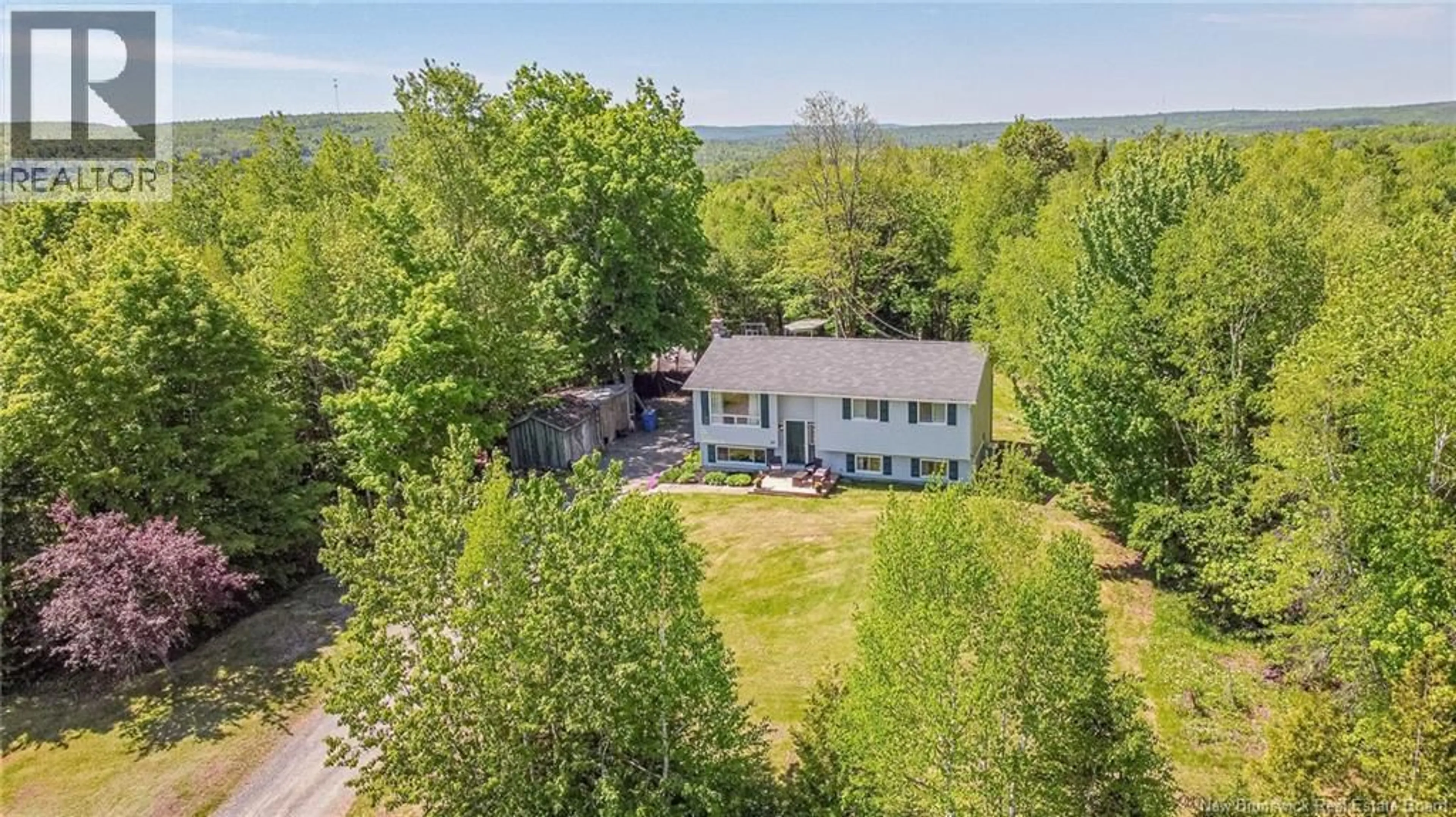 A pic from outside/outdoor area/front of a property/back of a property/a pic from drone, water/lake/river/ocean view for 89 SLIPP DRIVE, Mazerolle Settlement New Brunswick E3E2A5