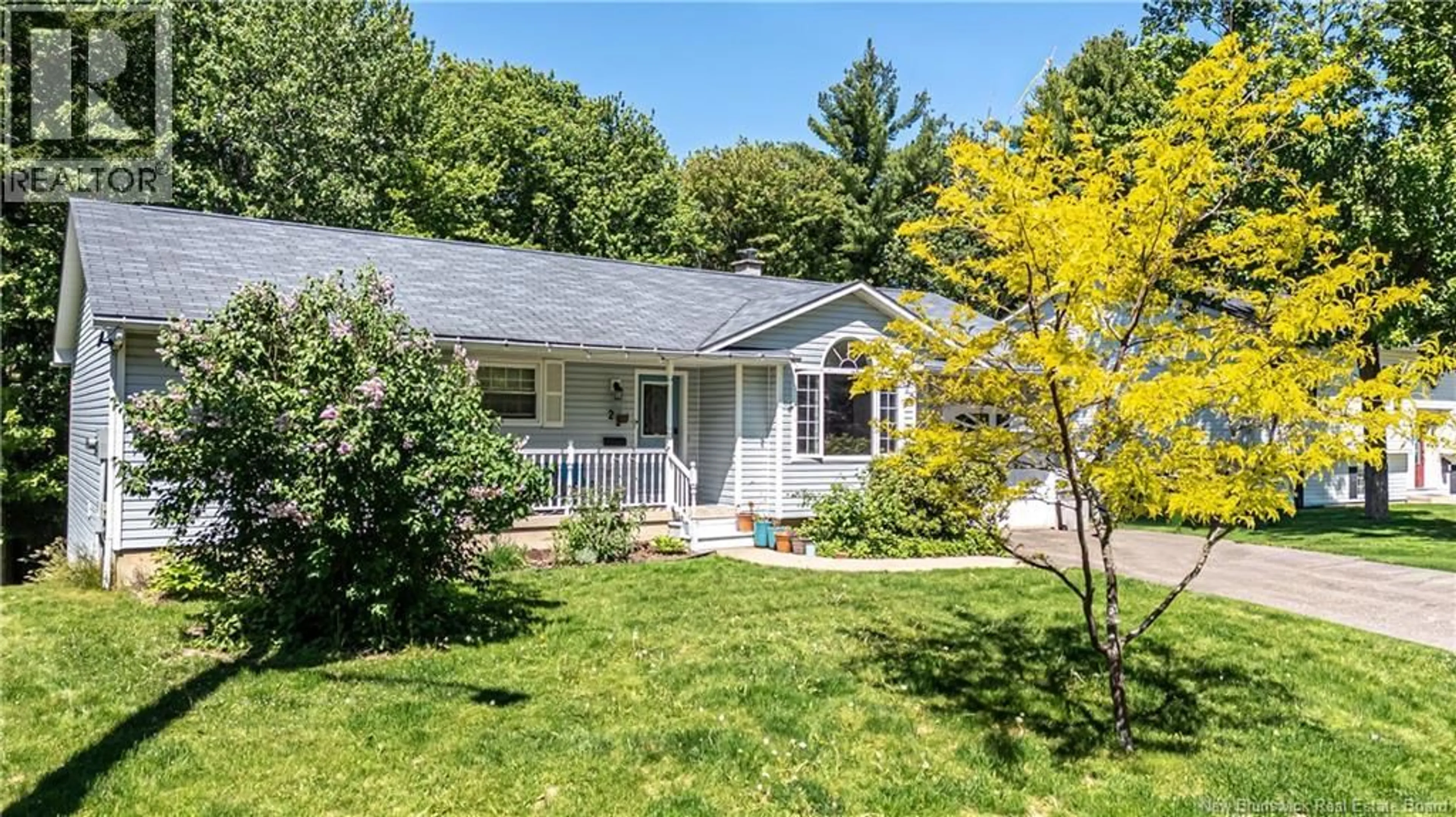 Home with vinyl exterior material, street for 22 ROSE COURT, Fredericton New Brunswick E3A5T9