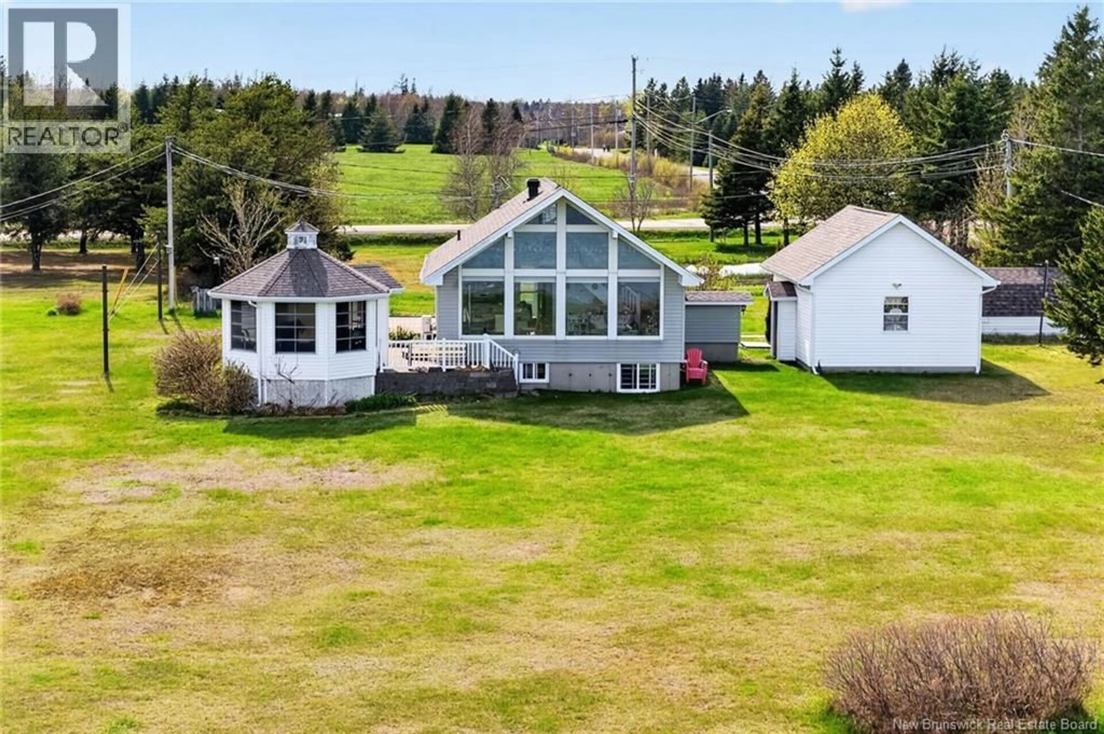 A pic from outside/outdoor area/front of a property/back of a property/a pic from drone, water/lake/river/ocean view for 2402 ROUTE 530, Grande-Digue New Brunswick E4R5M6