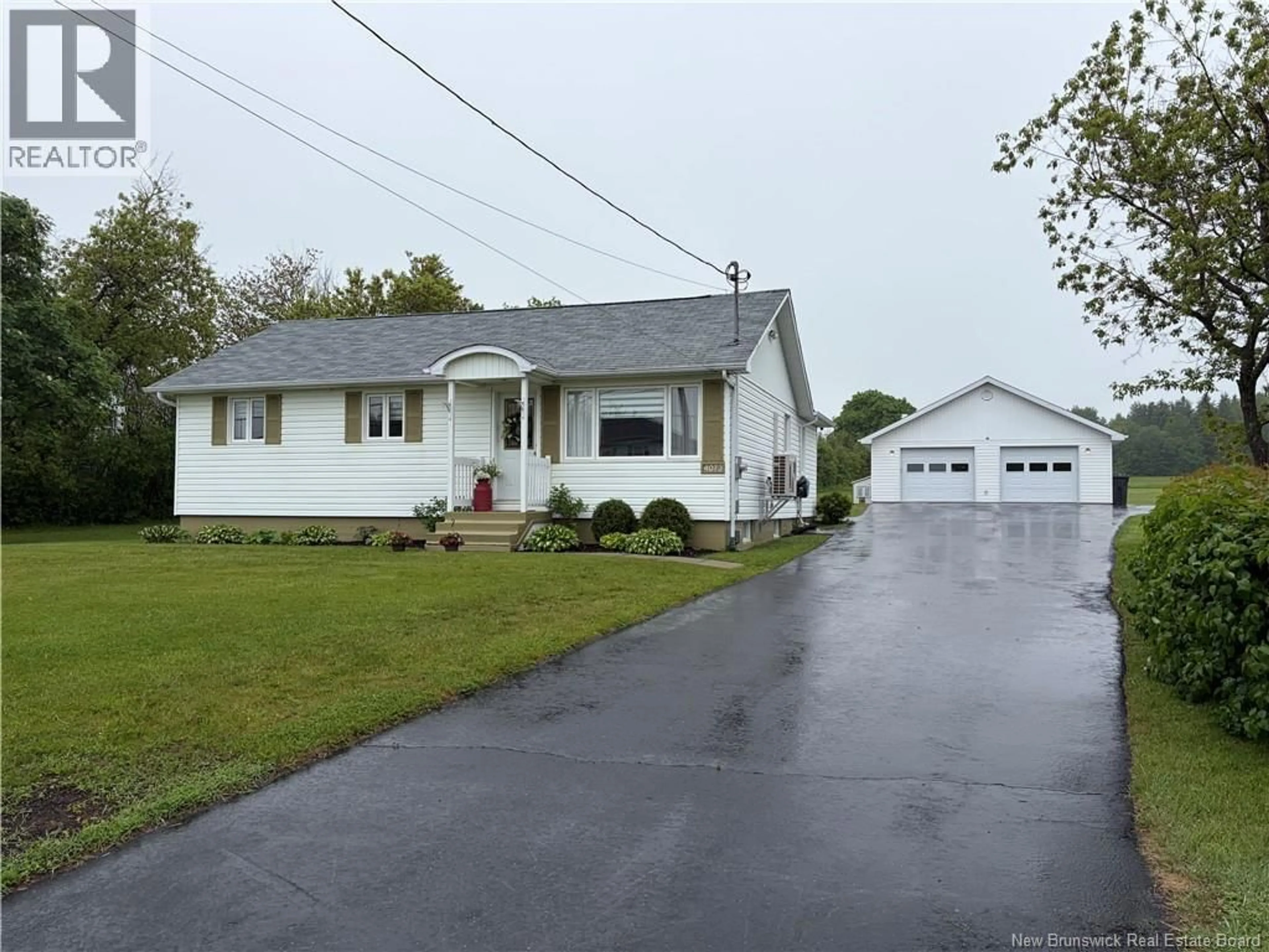 Home with vinyl exterior material, street for 4073 MAIN, Belledune New Brunswick E8G2K7