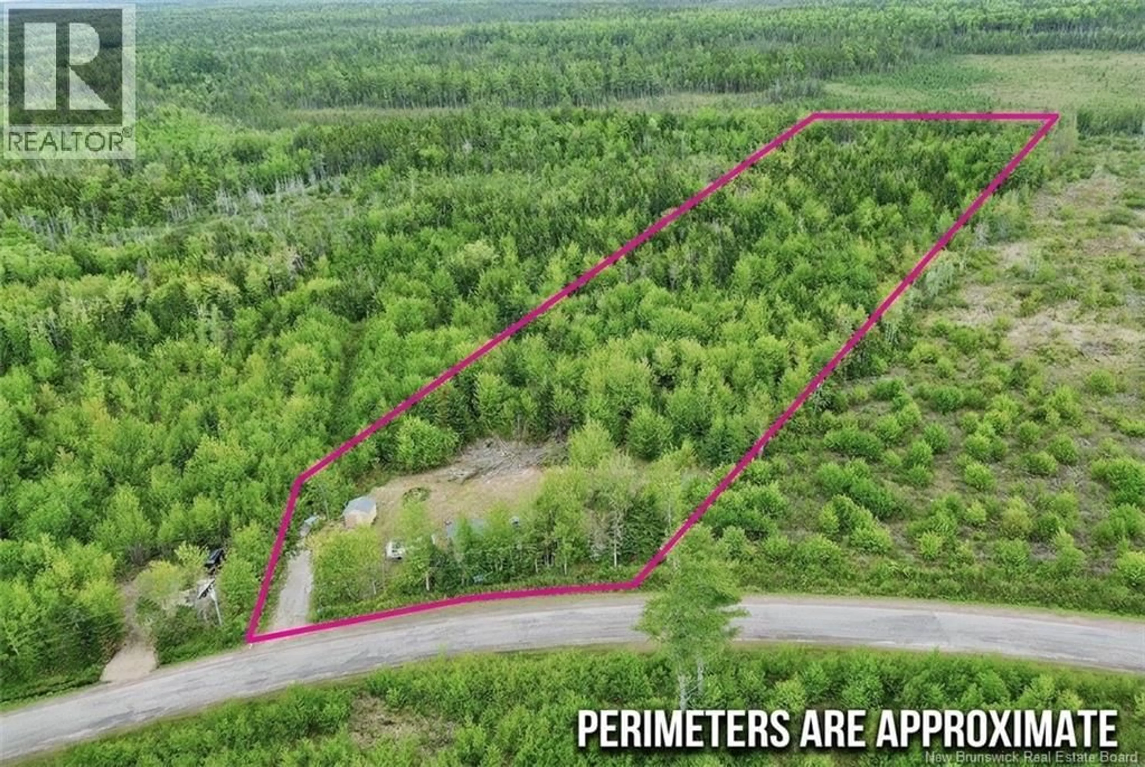A pic from outside/outdoor area/front of a property/back of a property/a pic from drone, forest/trees view for 791 GALLOWAY ROAD, Galloway New Brunswick E4W2P6