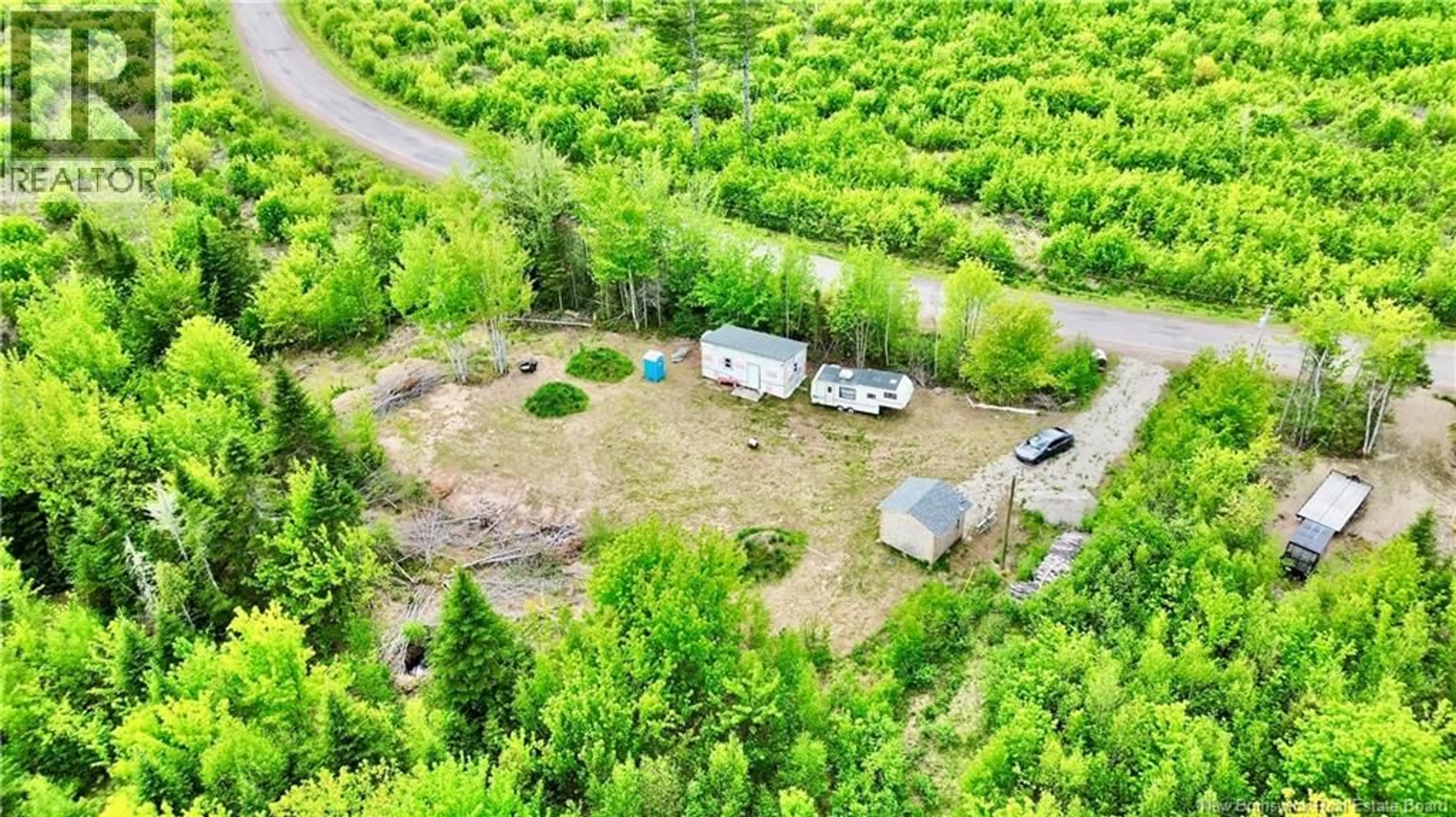 A pic from outside/outdoor area/front of a property/back of a property/a pic from drone, forest/trees view for 791 GALLOWAY ROAD, Galloway New Brunswick E4W2P6