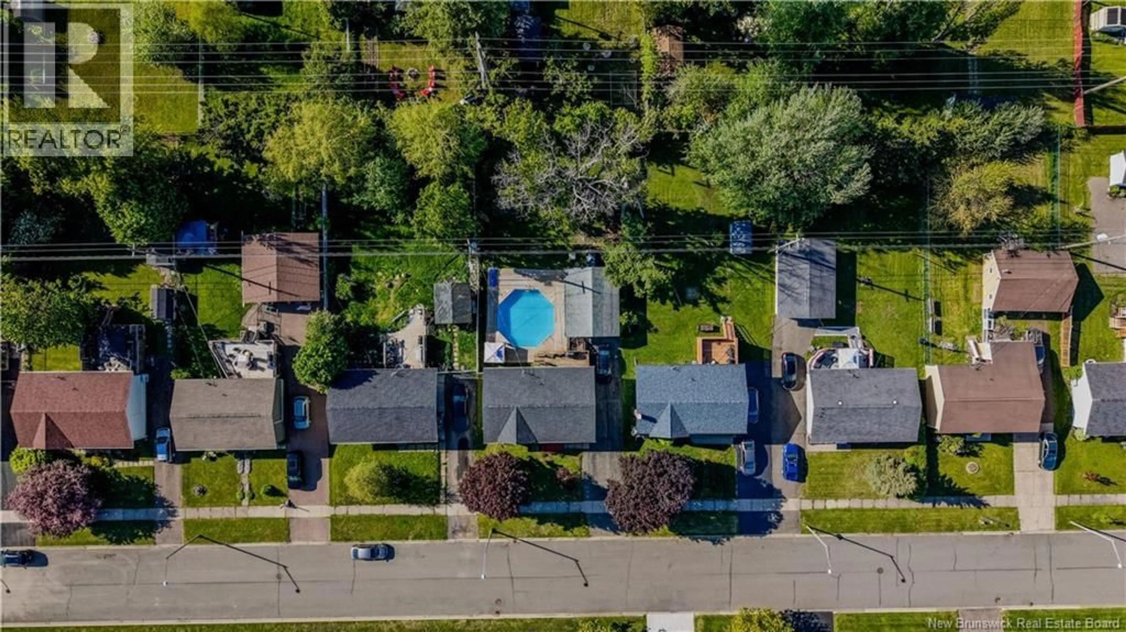 A pic from outside/outdoor area/front of a property/back of a property/a pic from drone, street for 60 KNOX DRIVE, Moncton New Brunswick E1G1L8