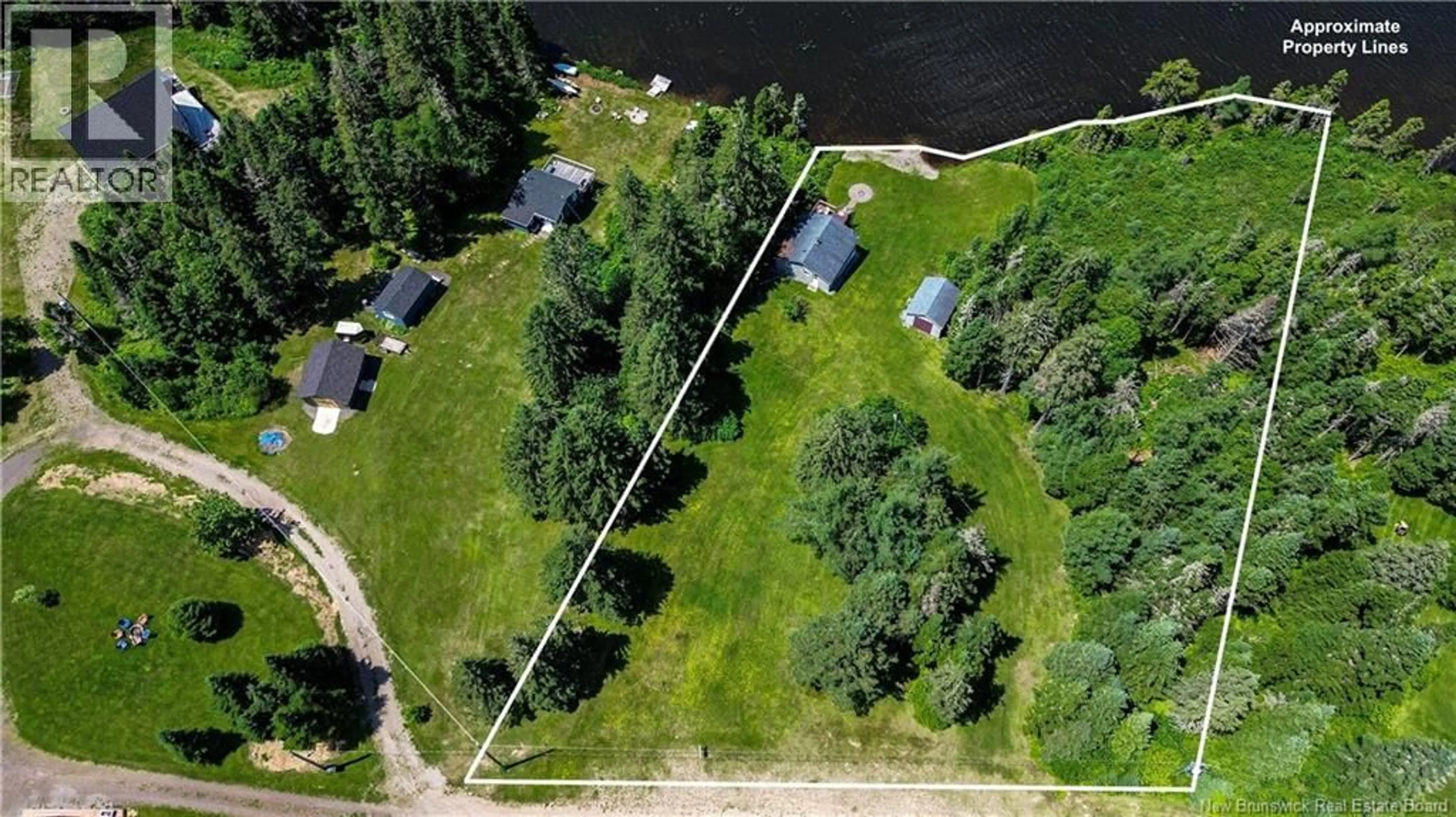 A pic from outside/outdoor area/front of a property/back of a property/a pic from drone, water/lake/river/ocean view for CONNELLY ROAD, Mechanic Settlement New Brunswick E4E4J9