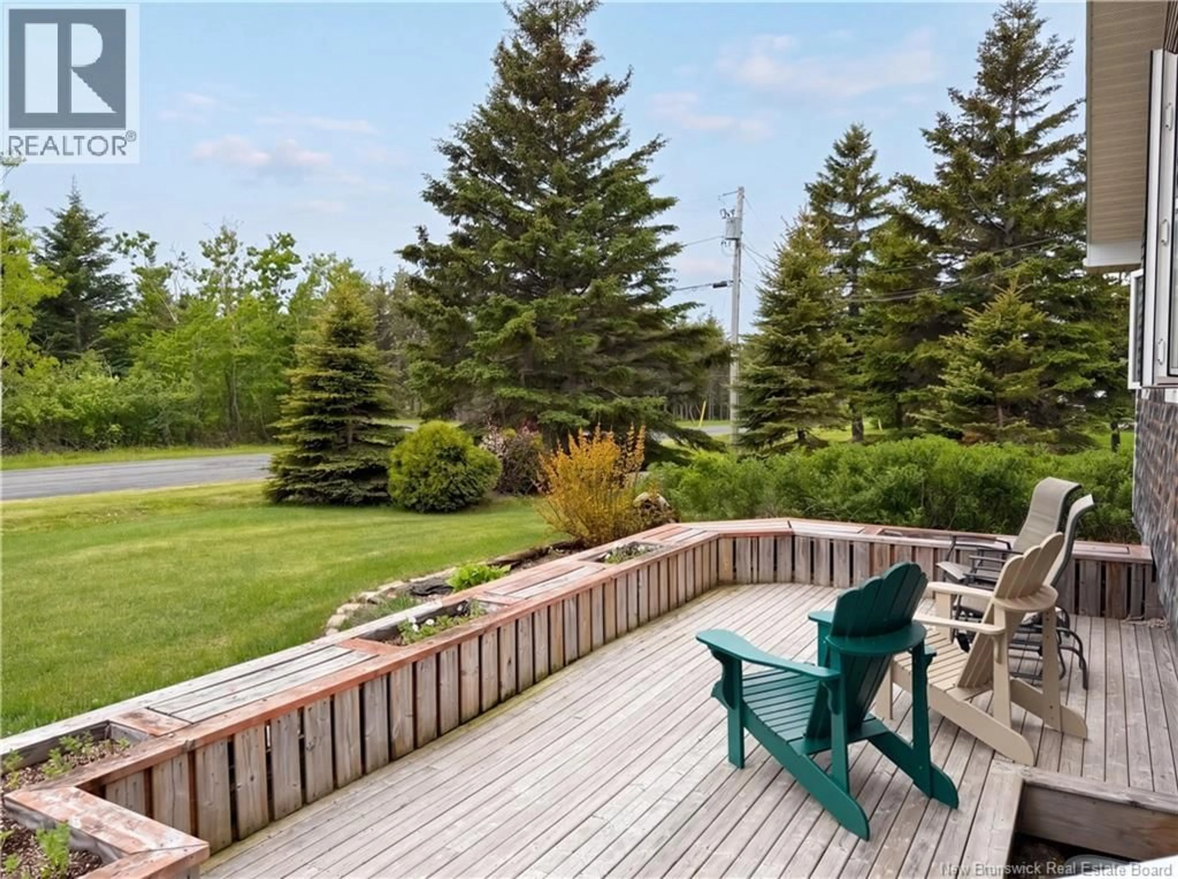 Patio, forest/trees view for 55 OCEAN WALK DRIVE, Salmon Beach New Brunswick E2A6C7