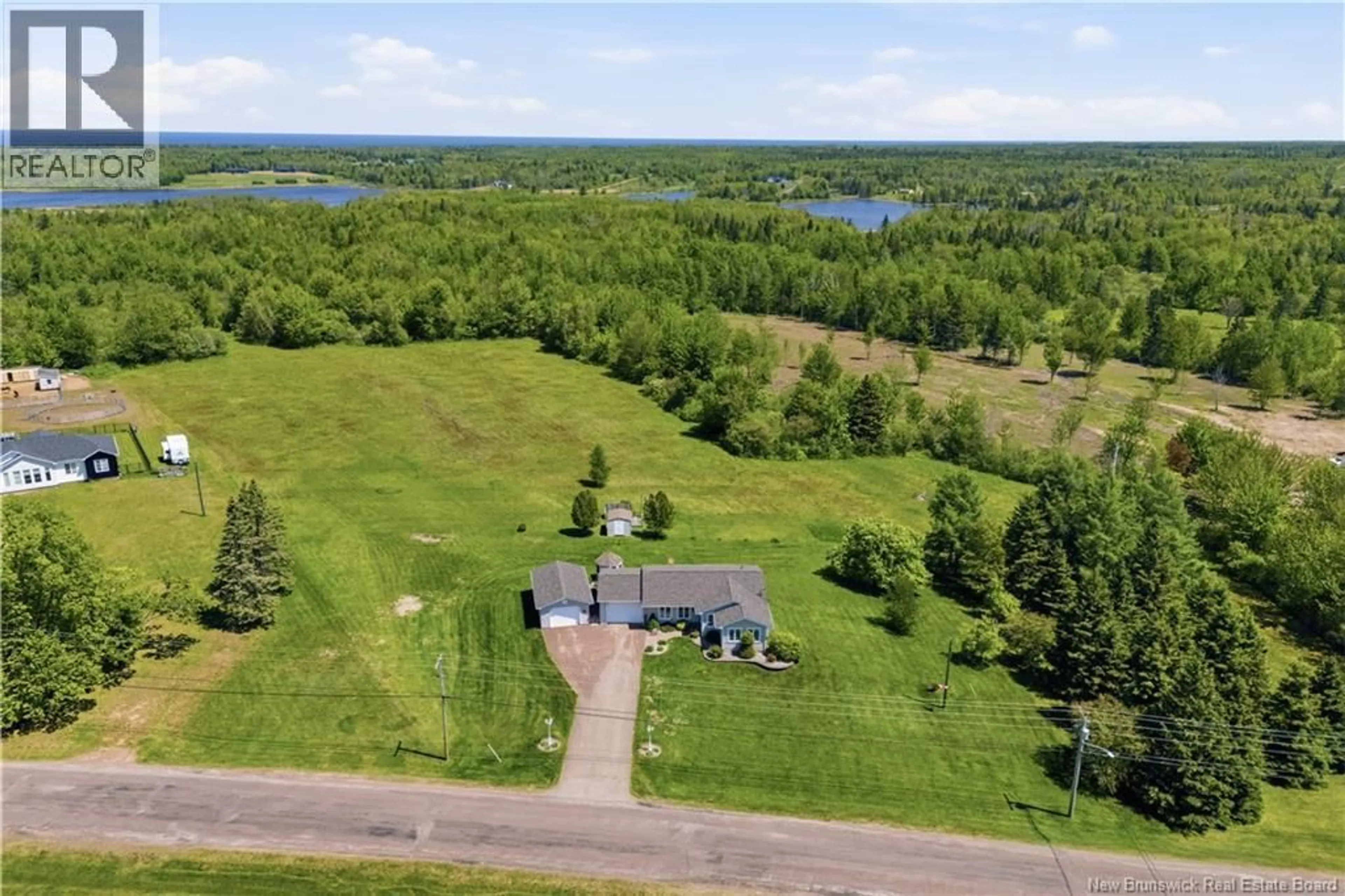 A pic from outside/outdoor area/front of a property/back of a property/a pic from drone, water/lake/river/ocean view for 294 CORMIER VILLAGE ROAD, Cormier Village New Brunswick E4P5W7
