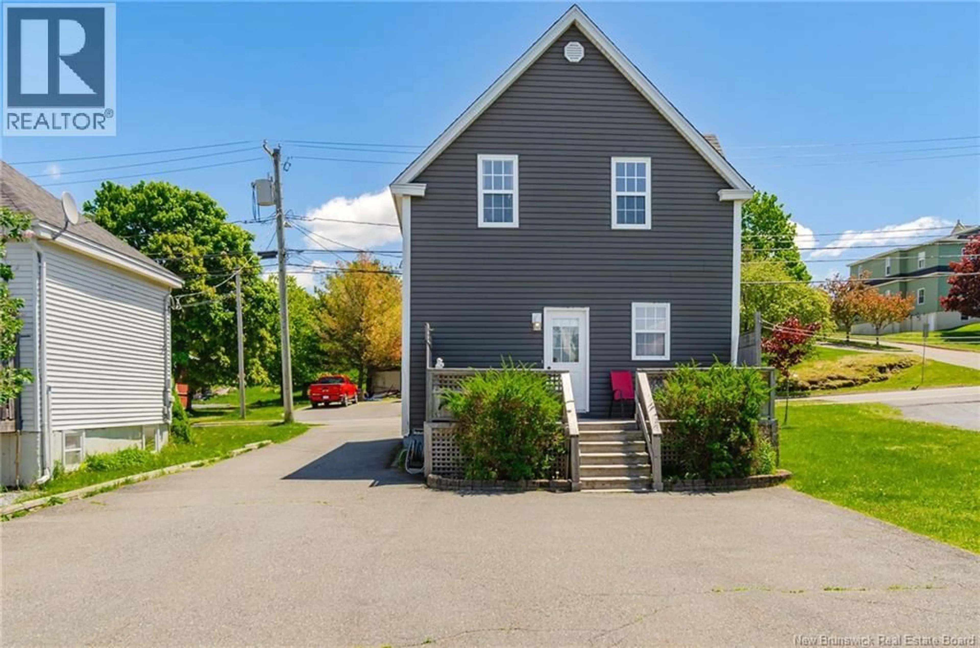 A pic from outside/outdoor area/front of a property/back of a property/a pic from drone, street for 528 MILFORD ROAD, Saint John New Brunswick E2M4R7