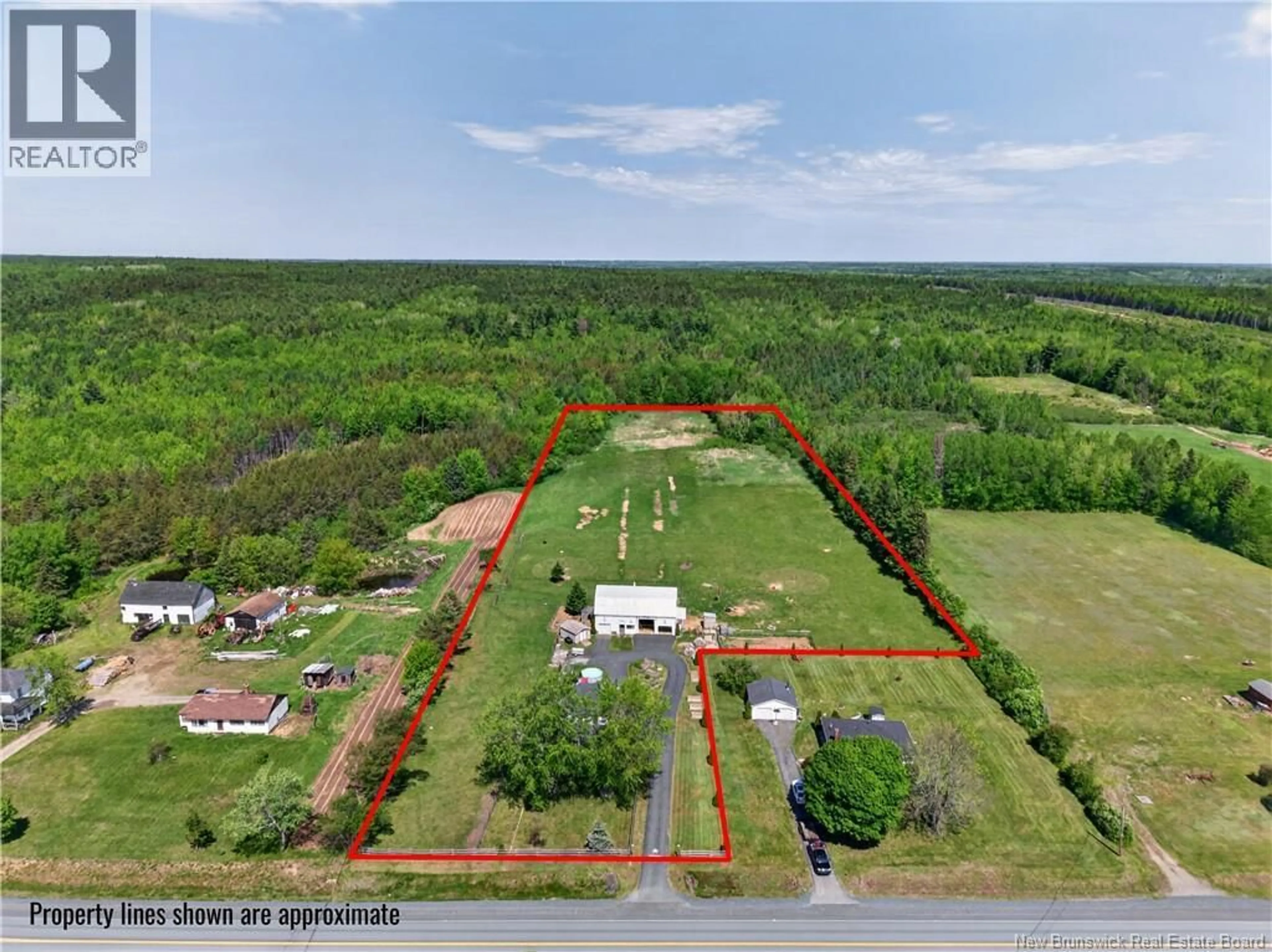 A pic from outside/outdoor area/front of a property/back of a property/a pic from drone, building for 485 ROUTE 11, Lower Newcastle New Brunswick E1V7G2