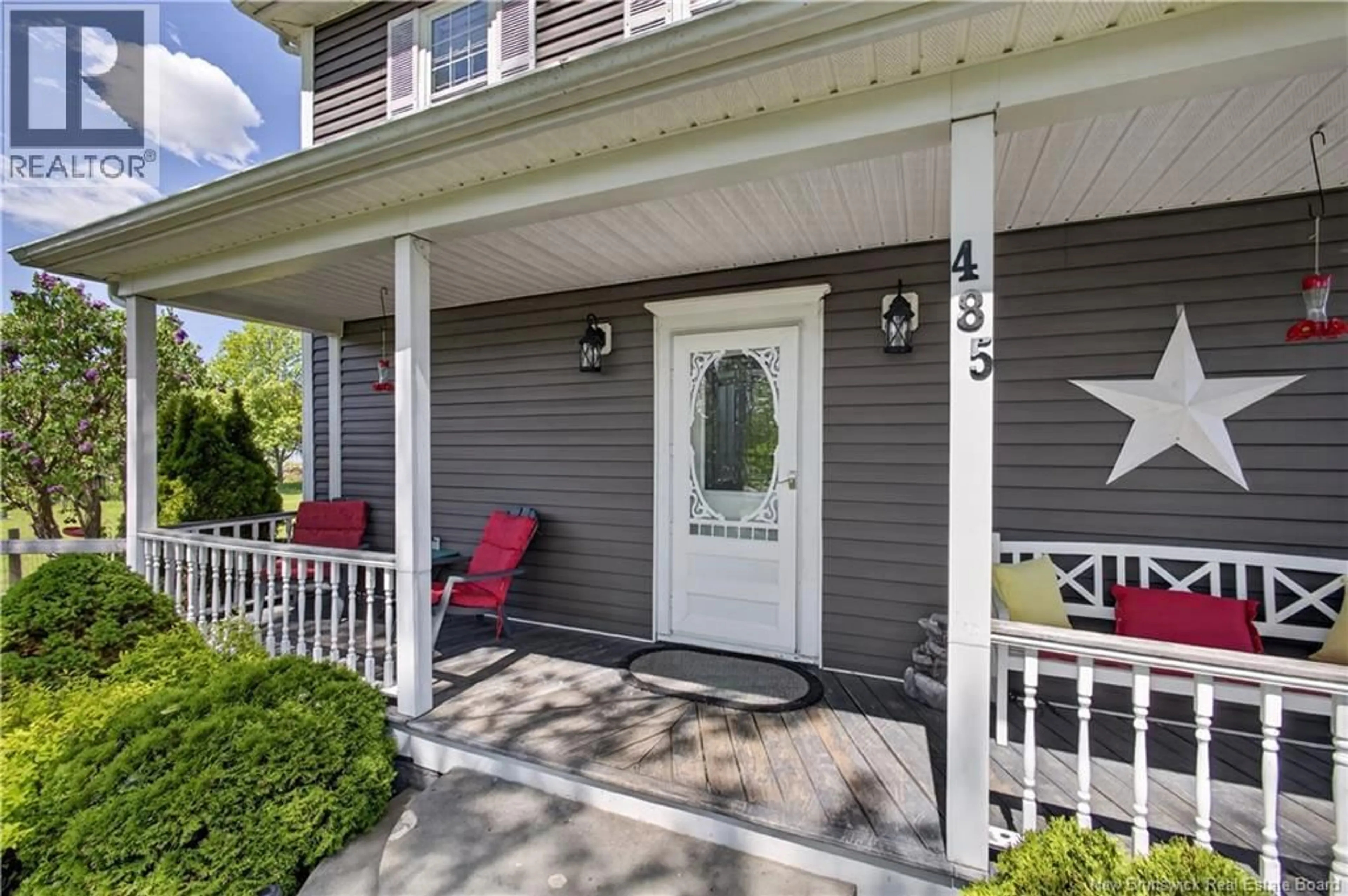 Home with vinyl exterior material, street for 485 ROUTE 11, Lower Newcastle New Brunswick E1V7G2