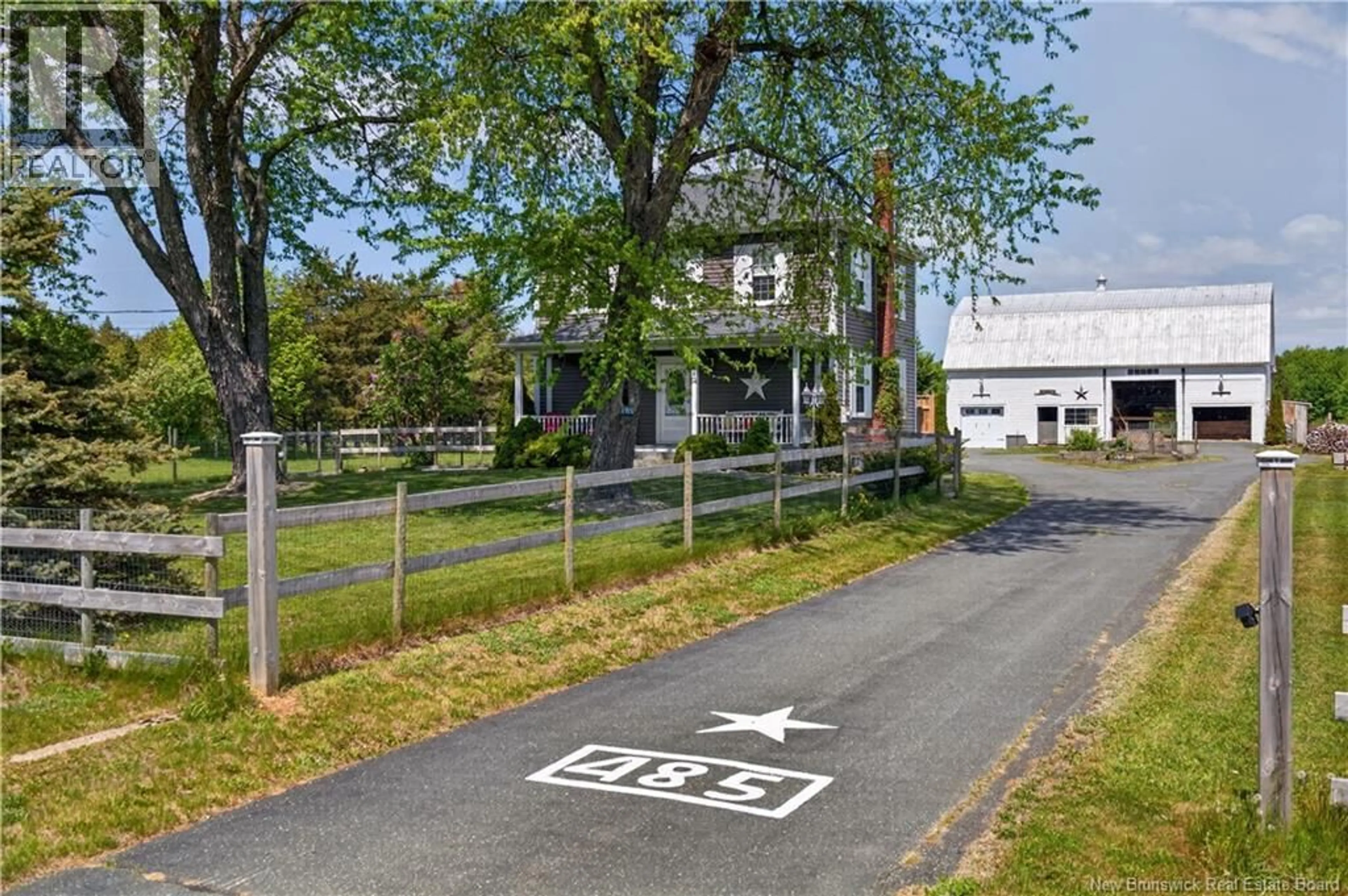 A pic from outside/outdoor area/front of a property/back of a property/a pic from drone, street for 485 ROUTE 11, Lower Newcastle New Brunswick E1V7G2