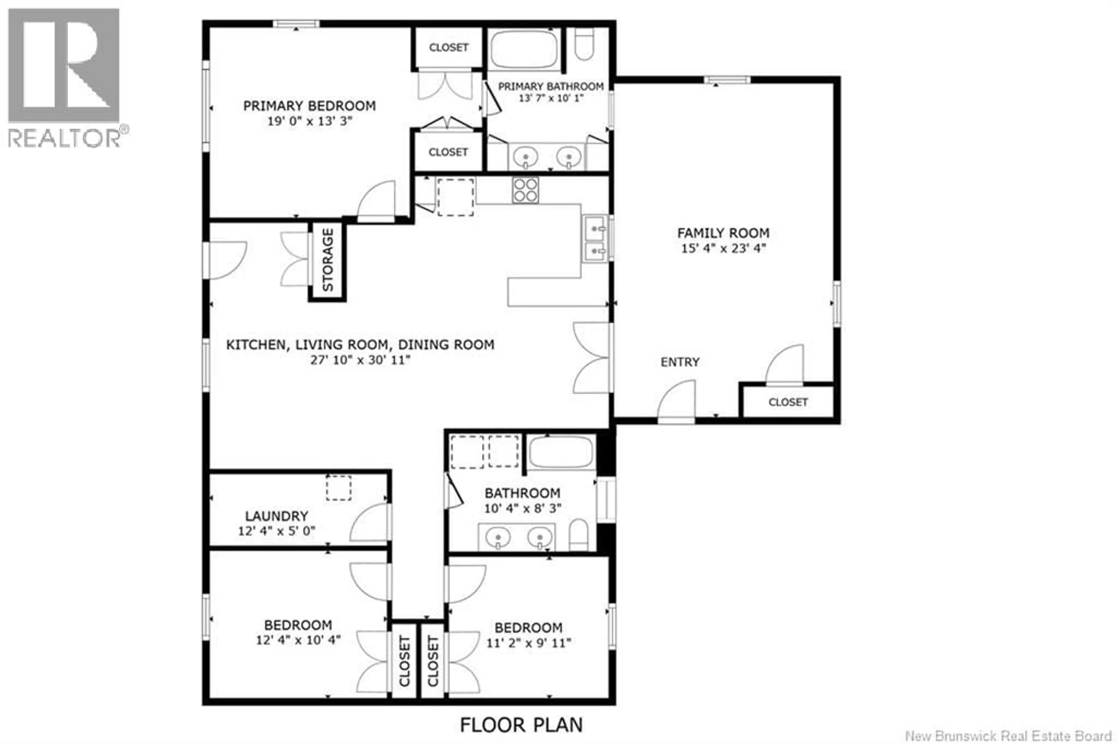 Floor plan for 289 UPPER DURHAM ROAD, Durham Bridge New Brunswick E6C1C8