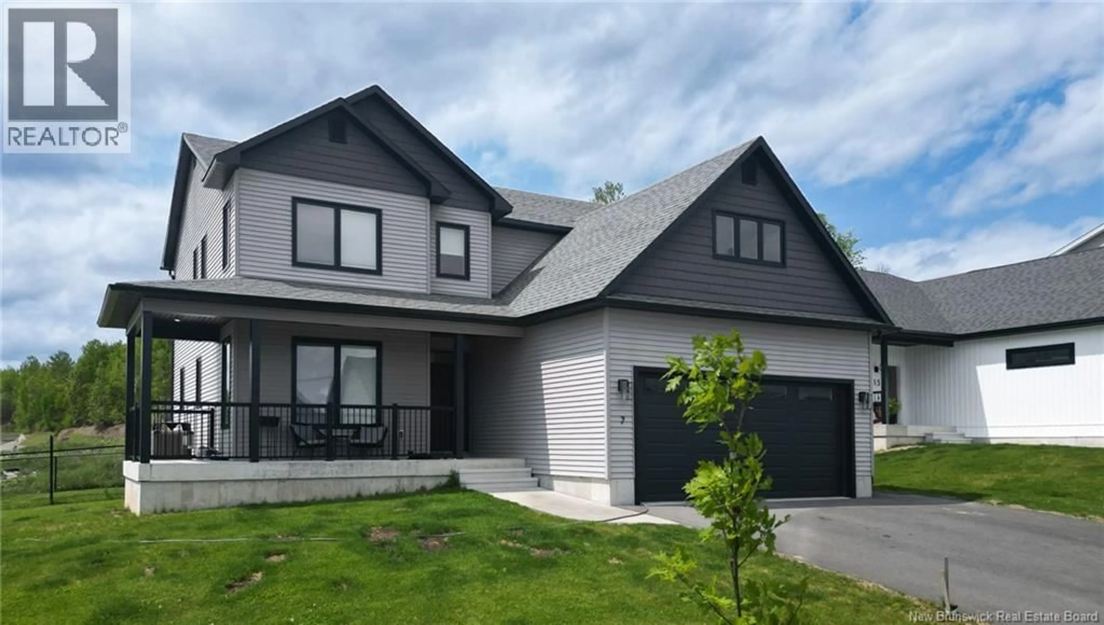 Home with vinyl exterior material, street for 7 AURORA STREET, Fredericton New Brunswick E3G0L3