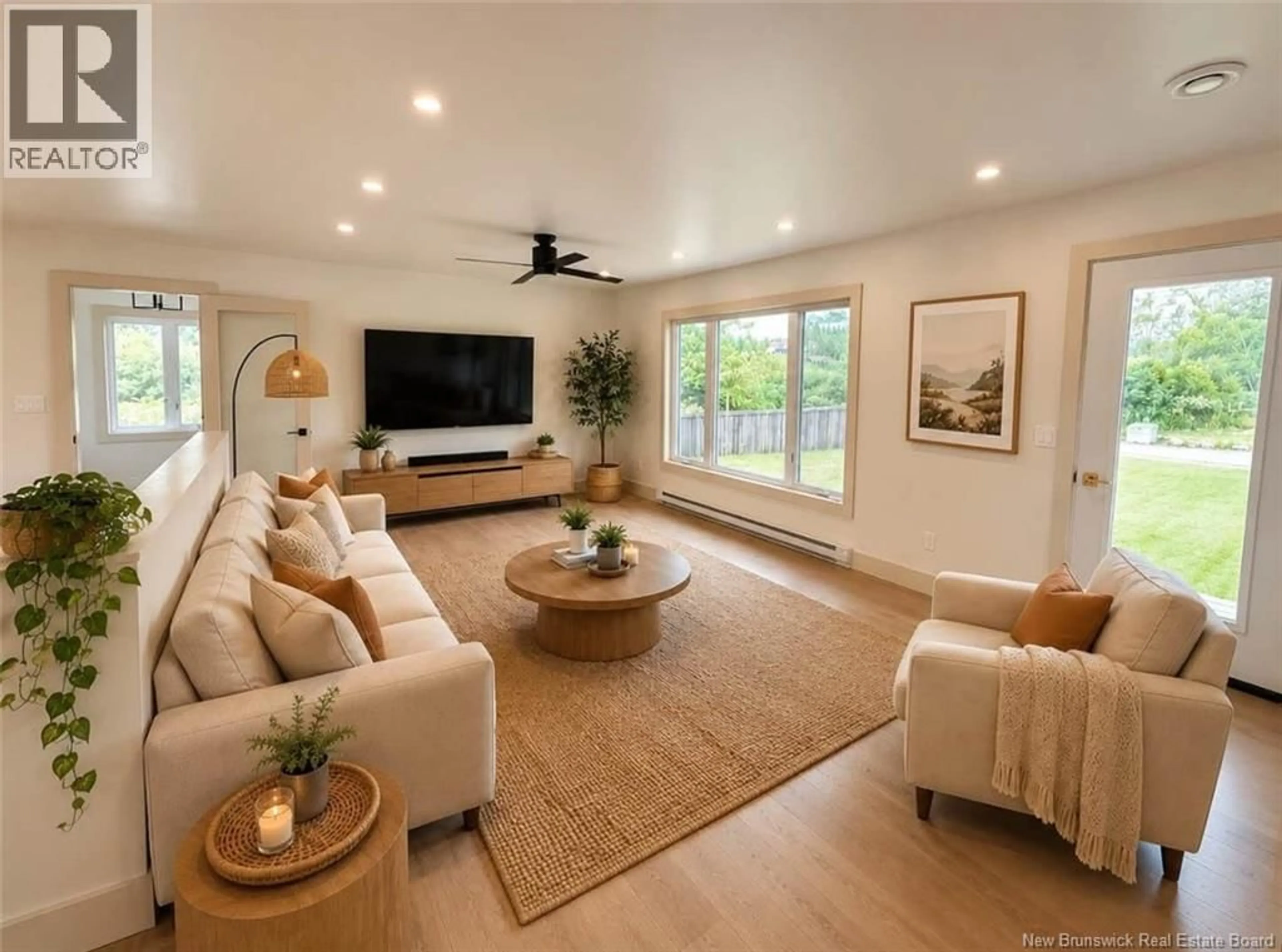 Living room with furniture, unknown for 3 HATT CRESCENT, St George New Brunswick E5C3G7