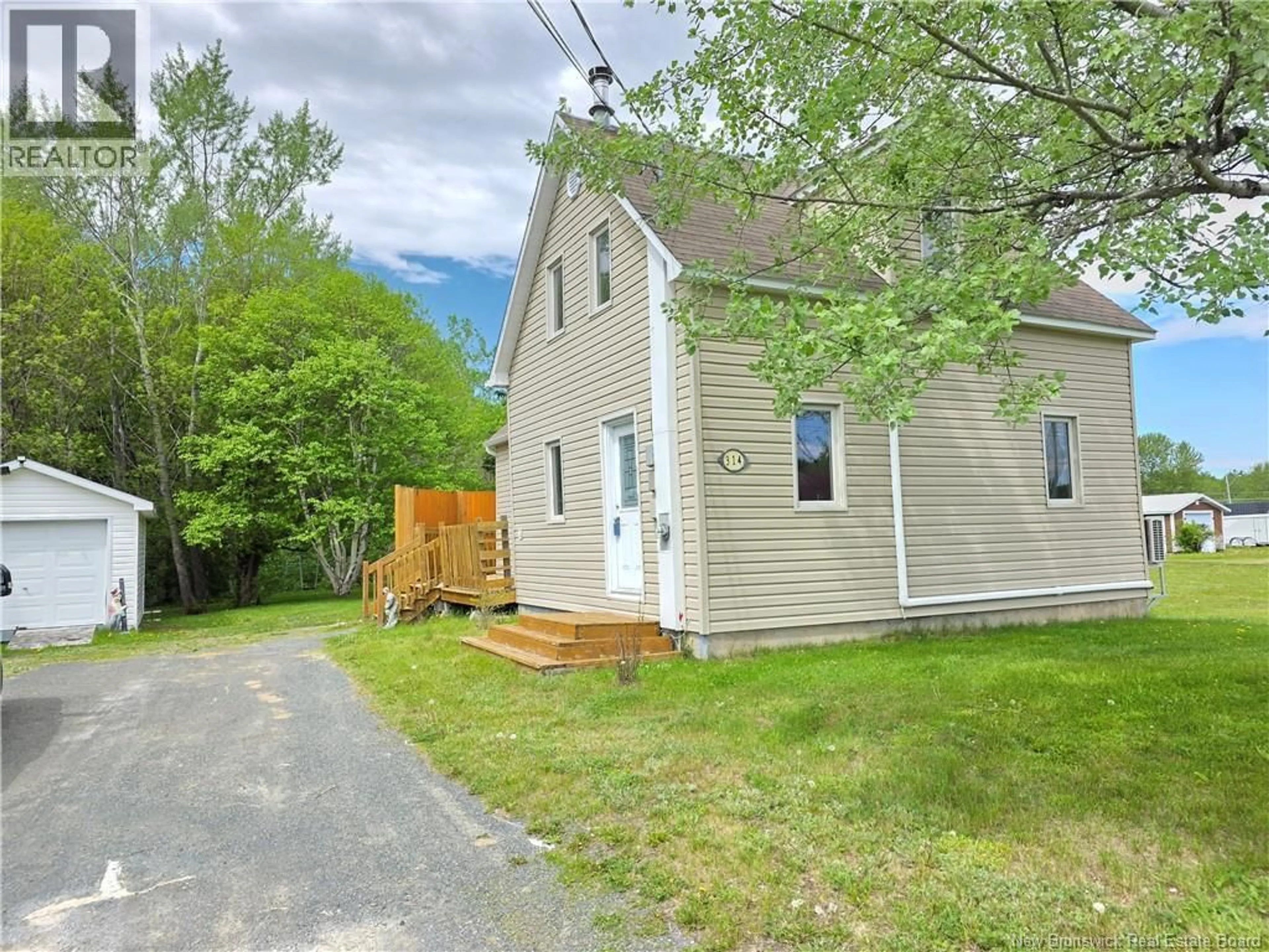 A pic from outside/outdoor area/front of a property/back of a property/a pic from drone, street for 314 ROUTE 134, Petit-Rocher-Nord New Brunswick E8J2K9
