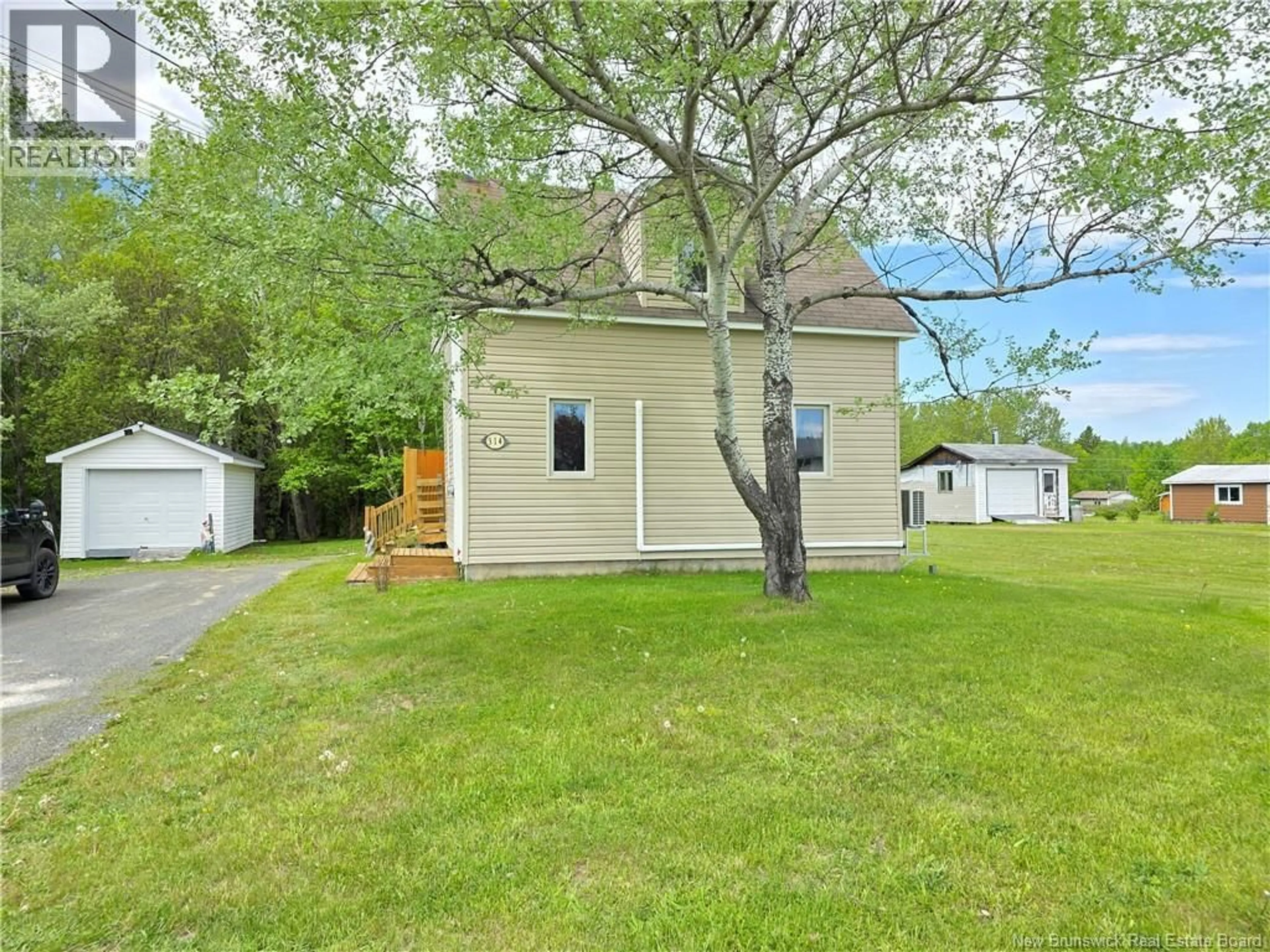 A pic from outside/outdoor area/front of a property/back of a property/a pic from drone, street for 314 ROUTE 134, Petit-Rocher-Nord New Brunswick E8J2K9