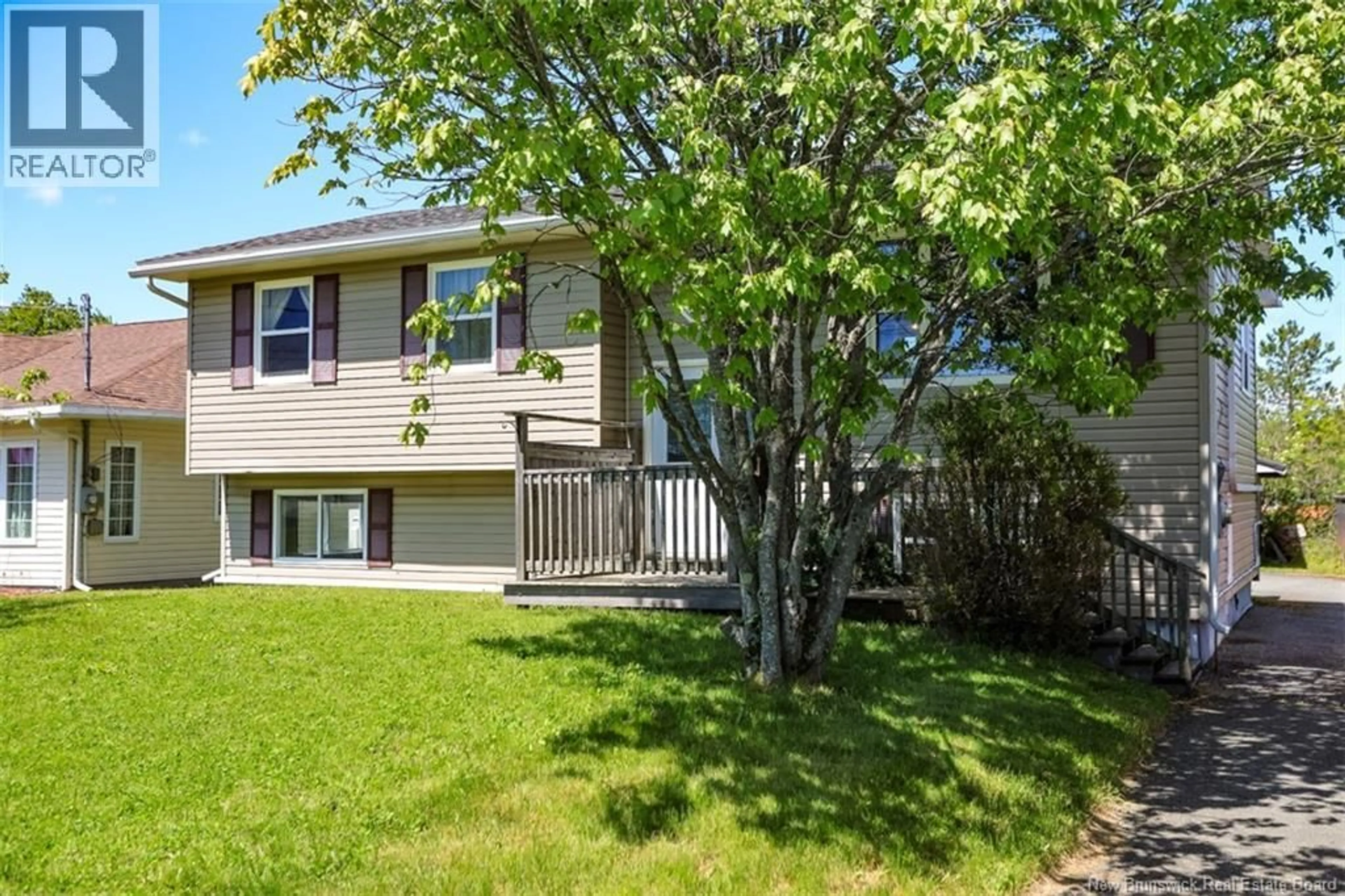 Home with vinyl exterior material, street for 9 PARKHILL DRIVE, Saint John New Brunswick E2J2V3