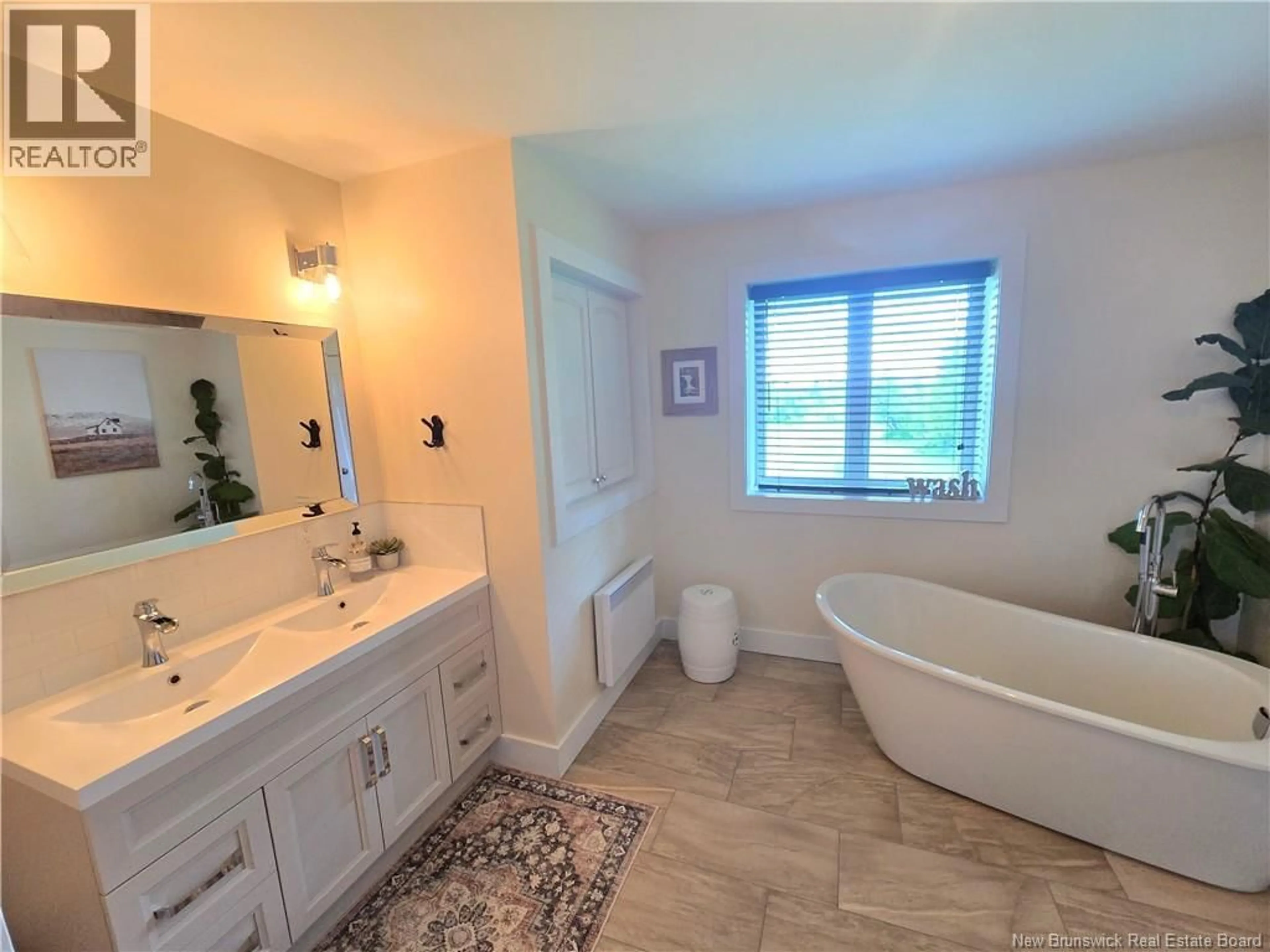Contemporary bathroom, ceramic/tile floor for 3276 ROUTE 180, South Tetagouche New Brunswick E2A7C4