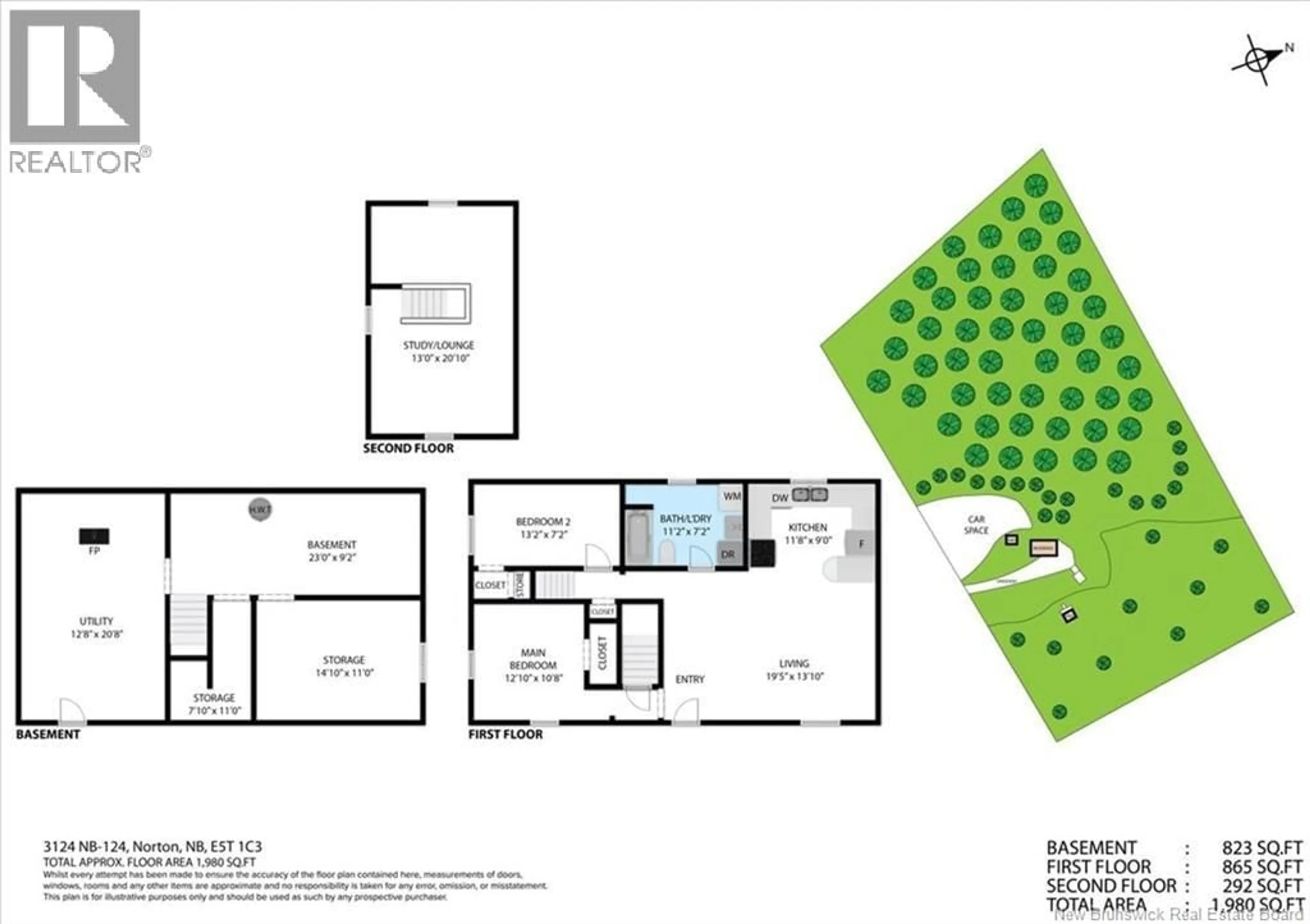 Floor plan for 3124 ROUTE 124, Kars New Brunswick E5T2Y8