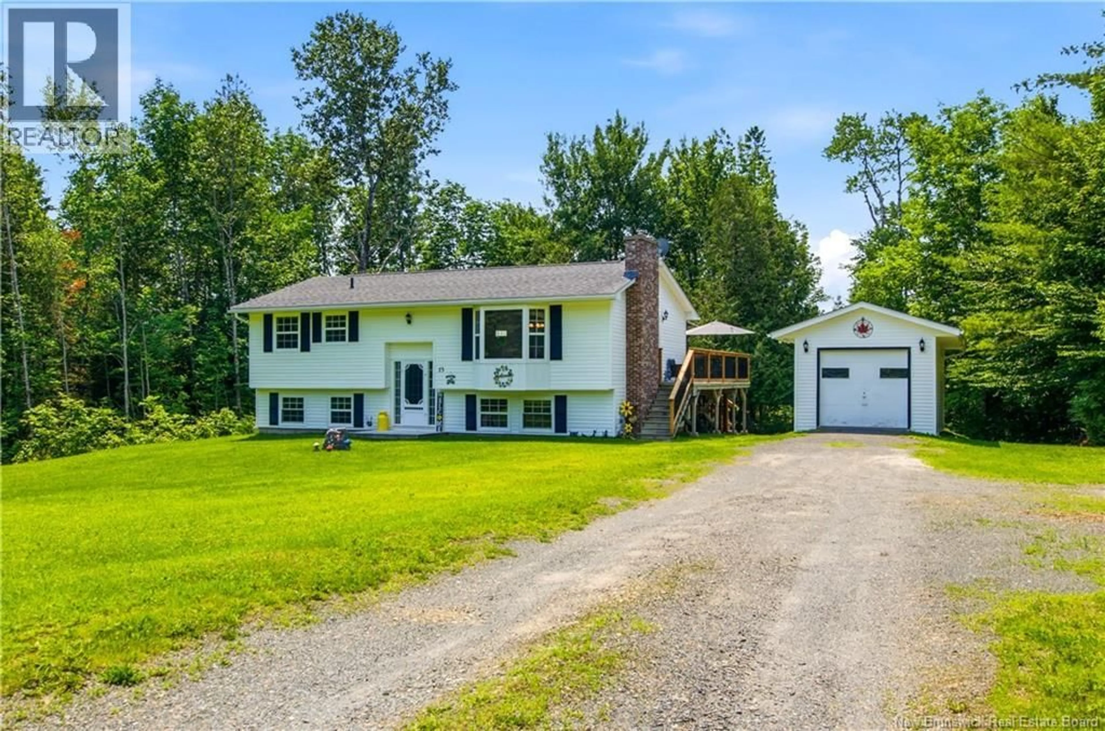 A pic from outside/outdoor area/front of a property/back of a property/a pic from drone, street for 73 JOE KING DRIVE, Mazerolle Settlement New Brunswick E3E1Y6