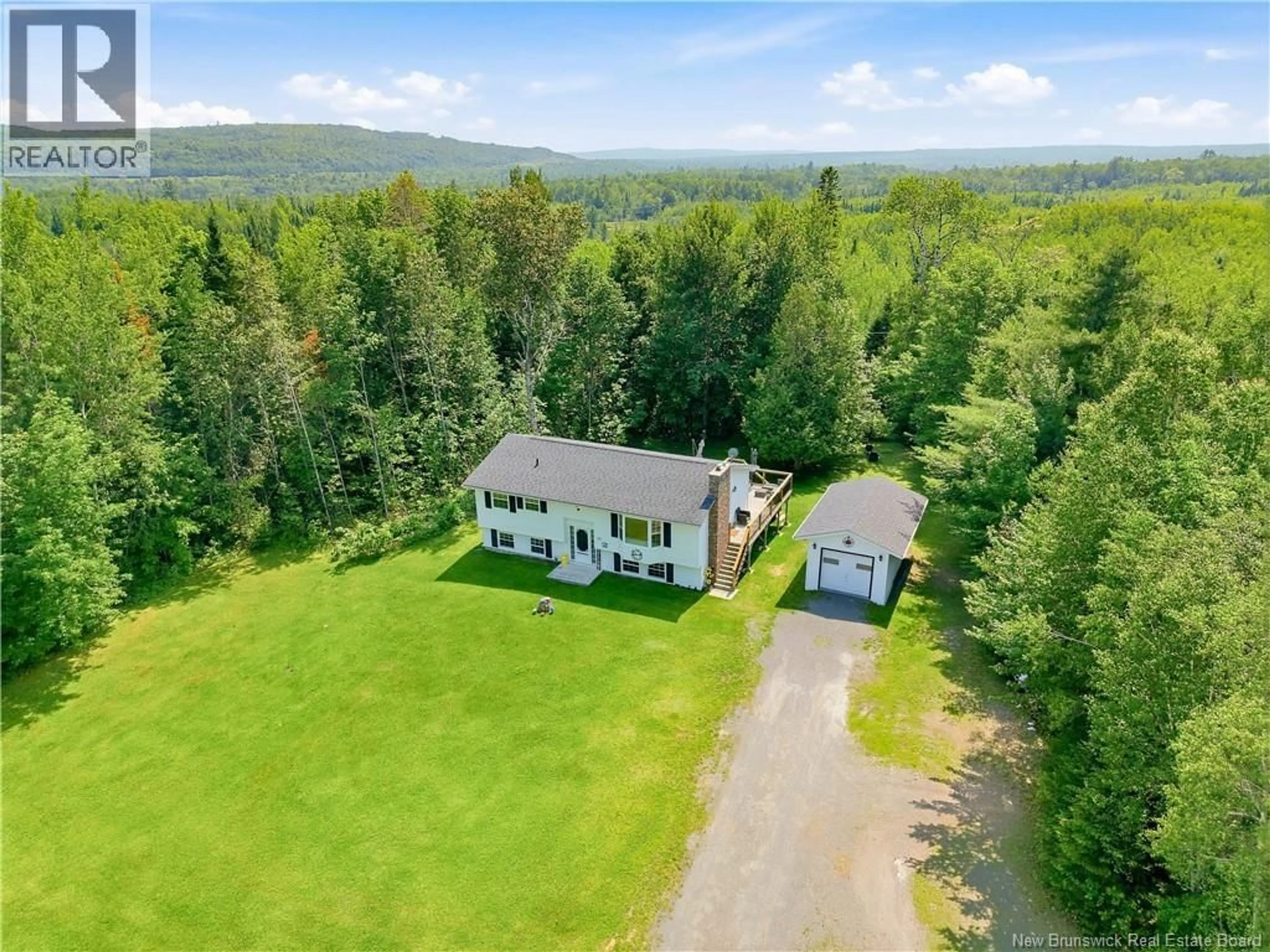 A pic from outside/outdoor area/front of a property/back of a property/a pic from drone, mountain view for 73 JOE KING DRIVE, Mazerolle Settlement New Brunswick E3E1Y6