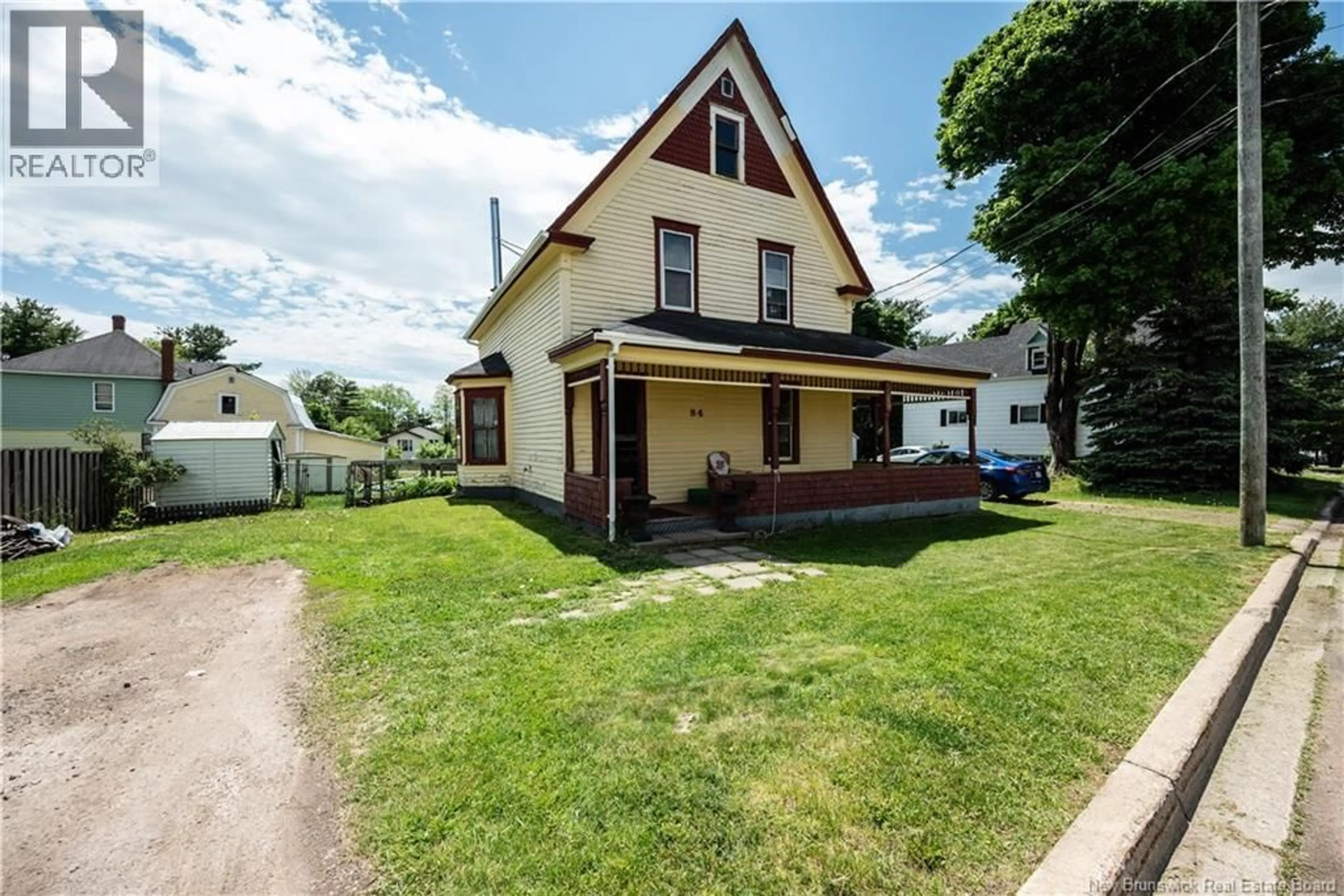 A pic from outside/outdoor area/front of a property/back of a property/a pic from drone, unknown for 34 RINGWOOD STREET, Moncton New Brunswick E1A2W3