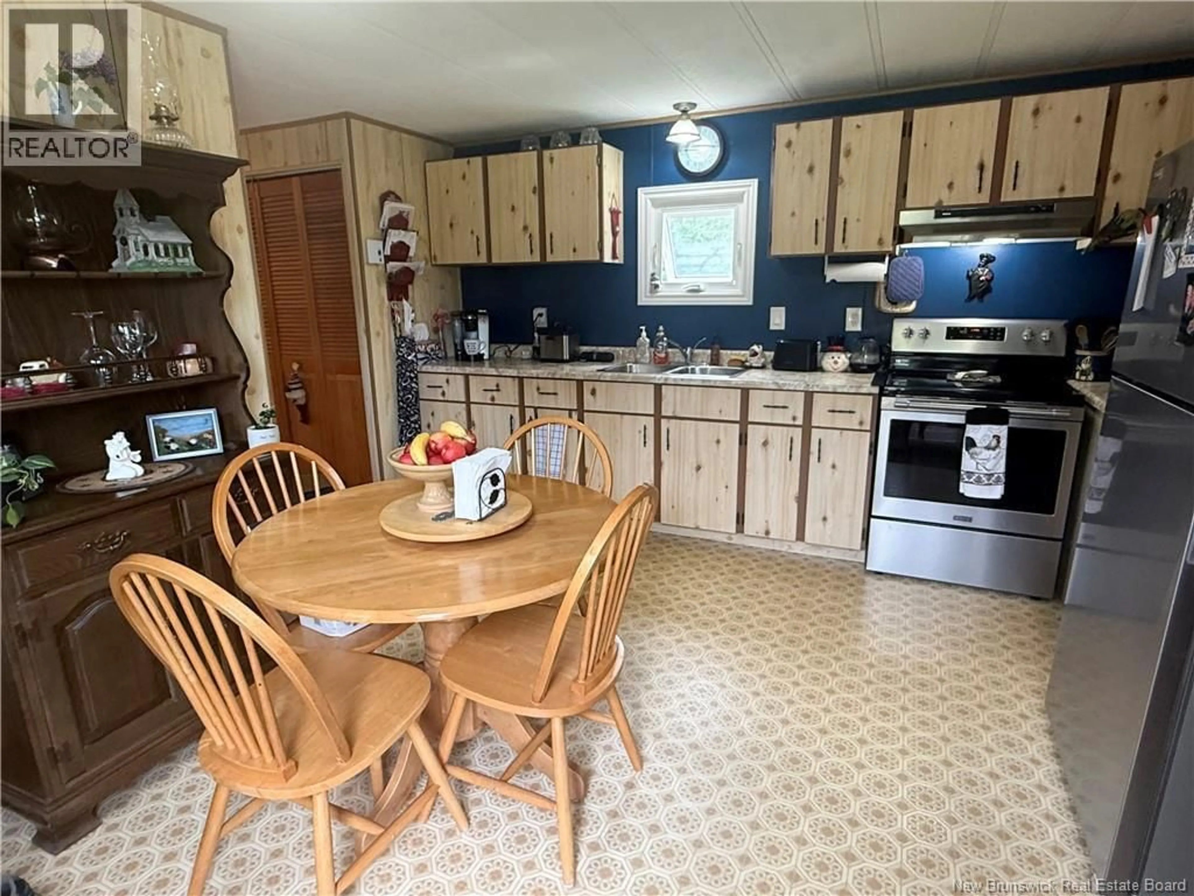 Standard kitchen, ceramic/tile floor for 8 NORTH BLACK RIVER ROAD, Black River Bridge New Brunswick E1N5S4