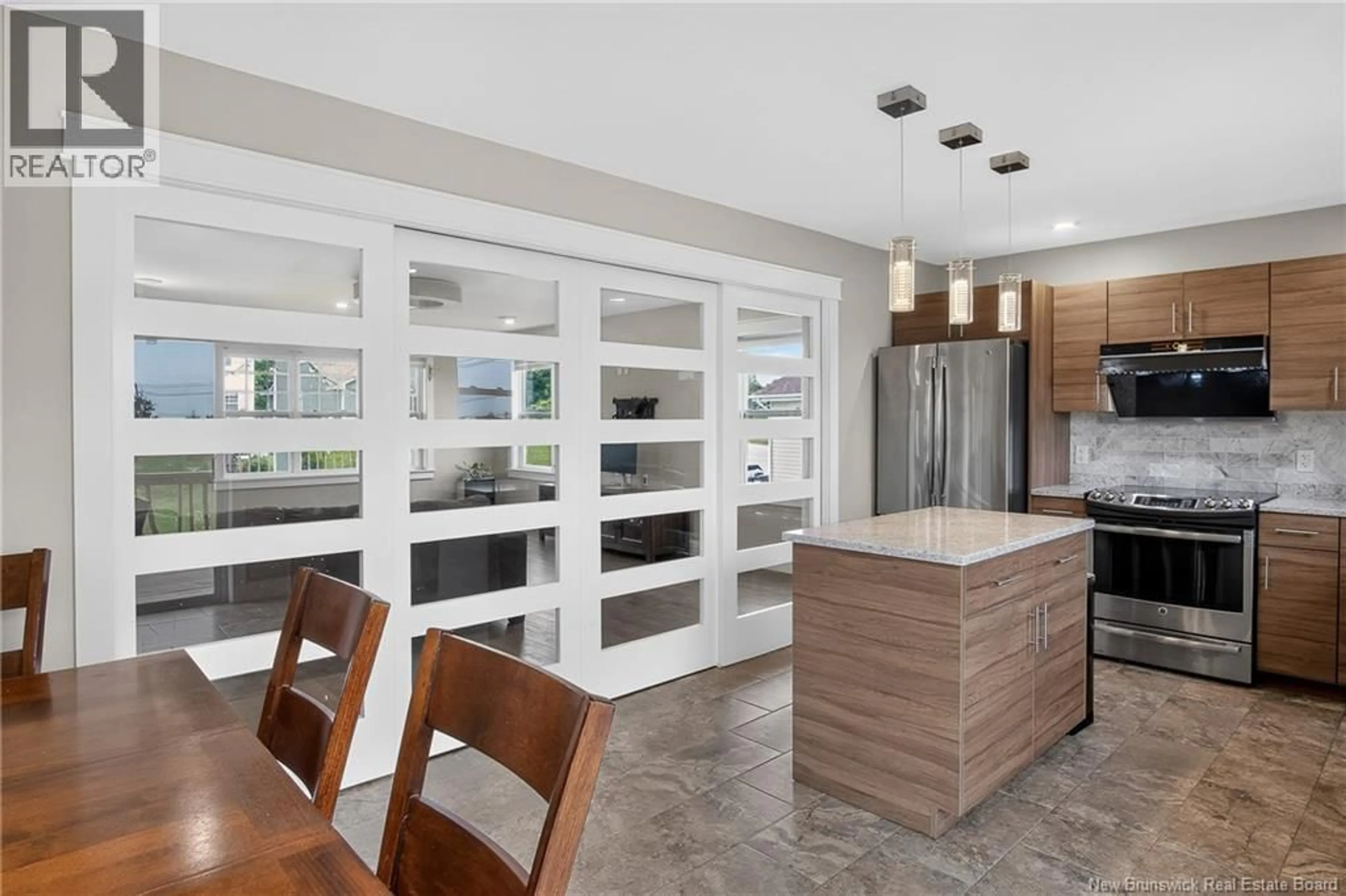 Open concept kitchen, ceramic/tile floor for 7 MOSAIC DRIVE, Saint John New Brunswick E2J0J9