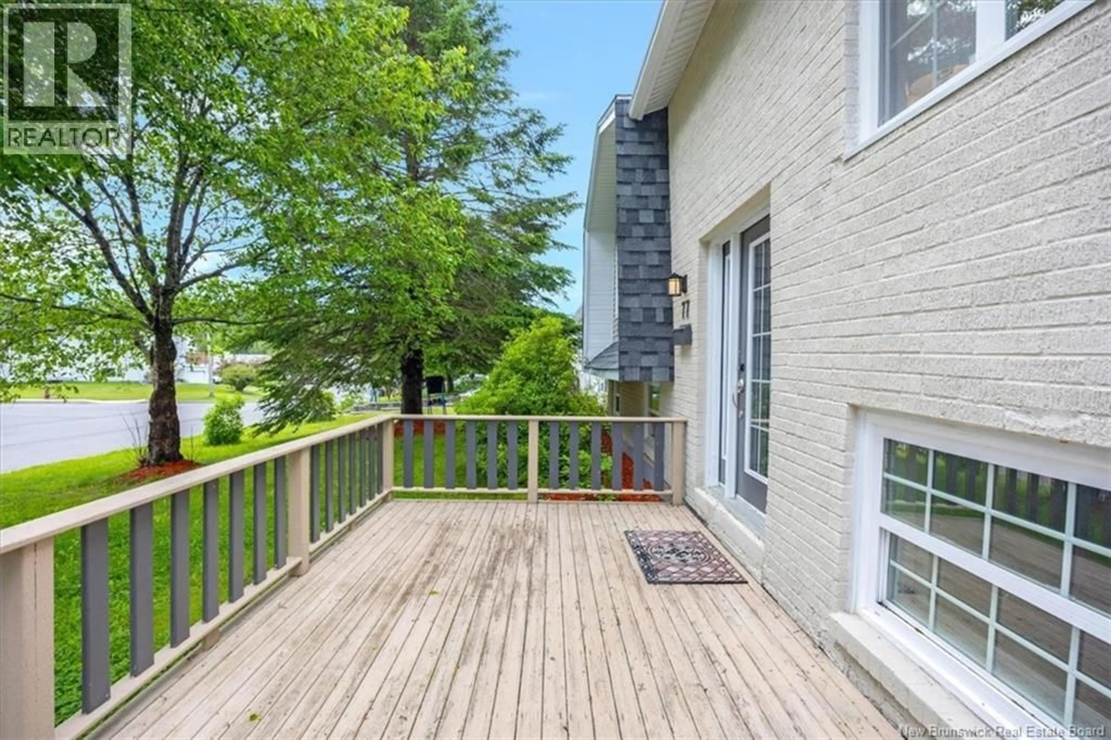 Patio, water/lake/river/ocean view for 77 VARSITY STREET, Saint John New Brunswick E2K4K8