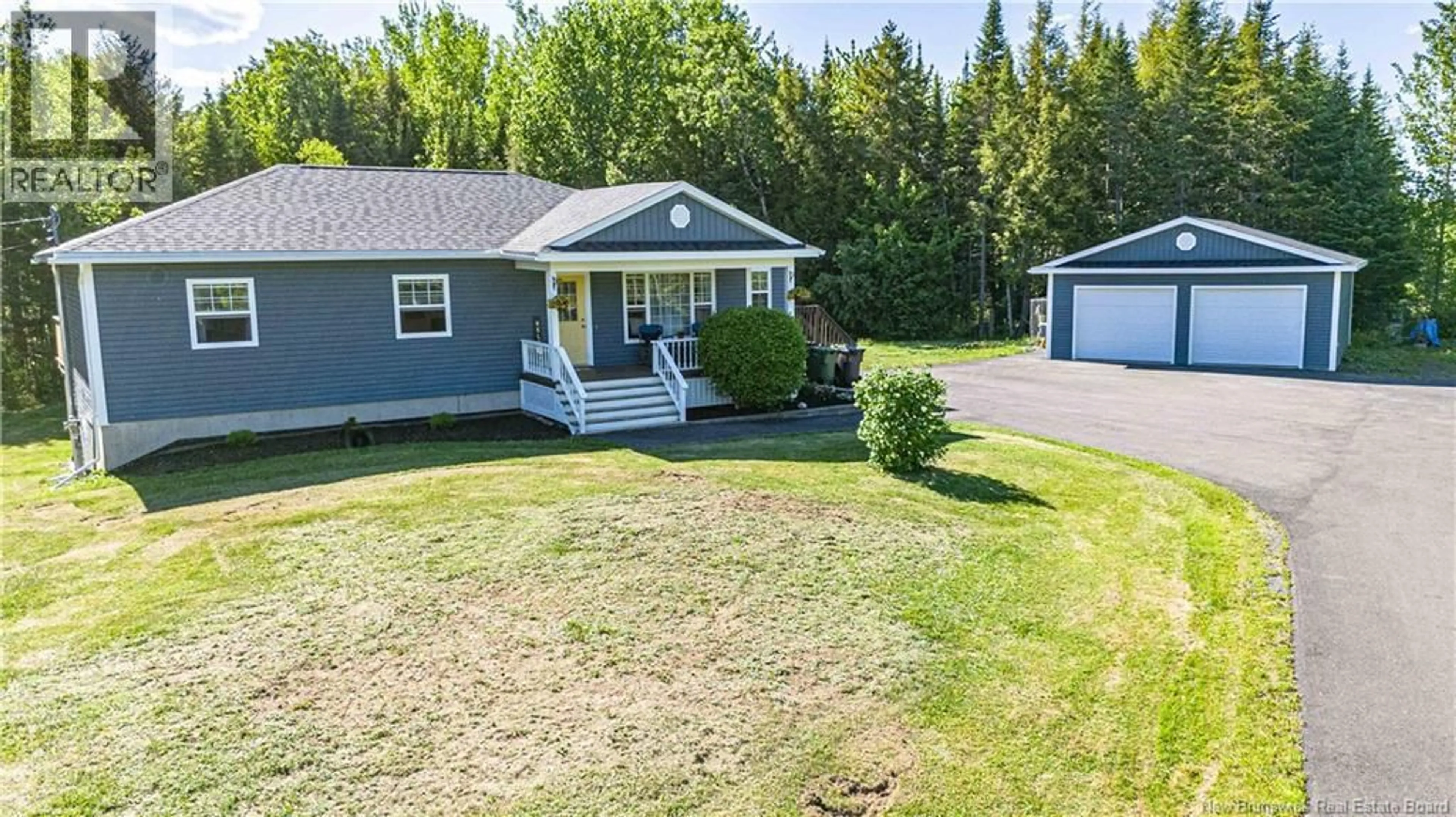 A pic from outside/outdoor area/front of a property/back of a property/a pic from drone, street for 129 CANAAN DRIVE, Rusagonis New Brunswick E3B0B6