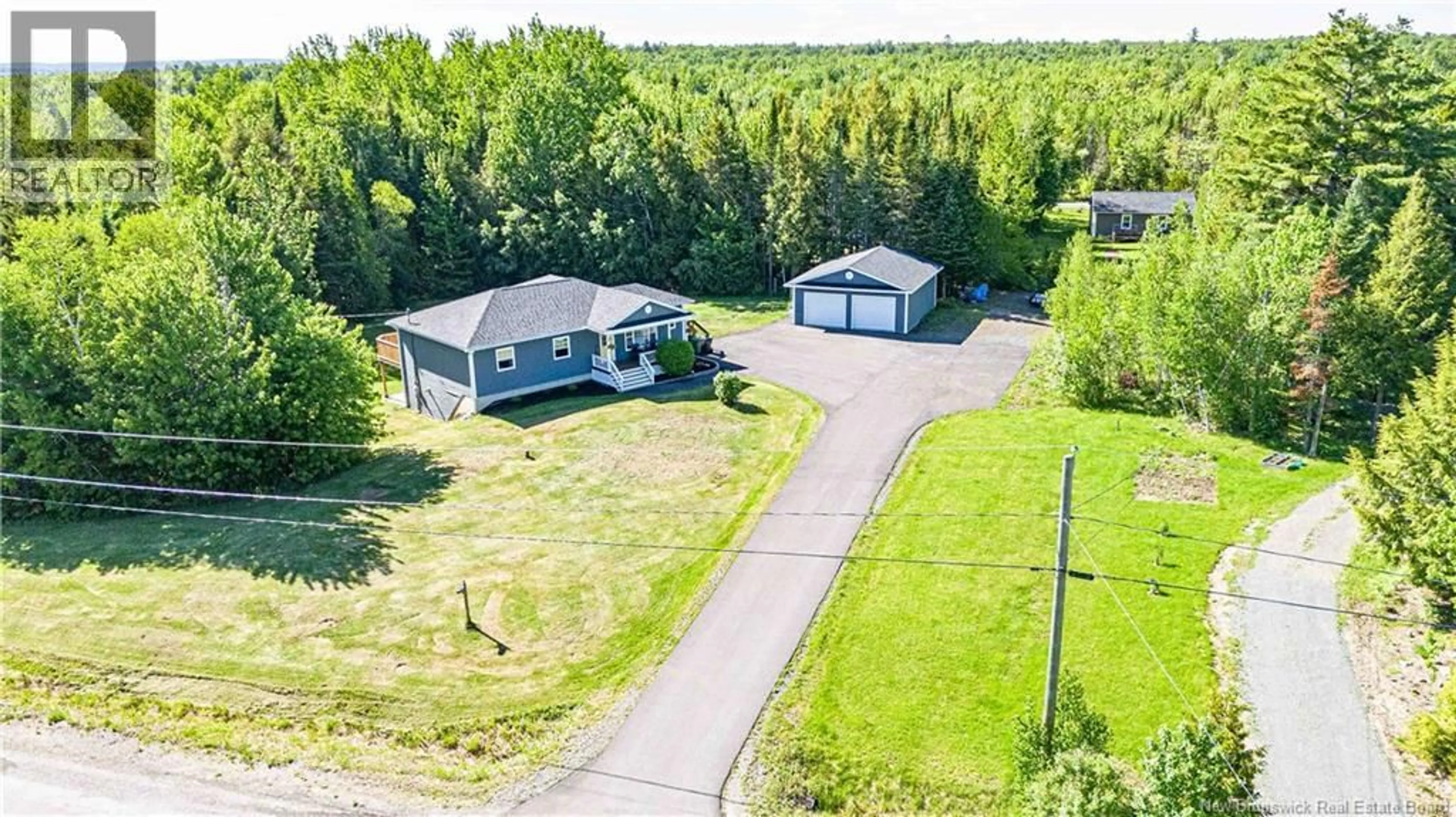 A pic from outside/outdoor area/front of a property/back of a property/a pic from drone, unknown for 129 CANAAN DRIVE, Rusagonis New Brunswick E3B0B6
