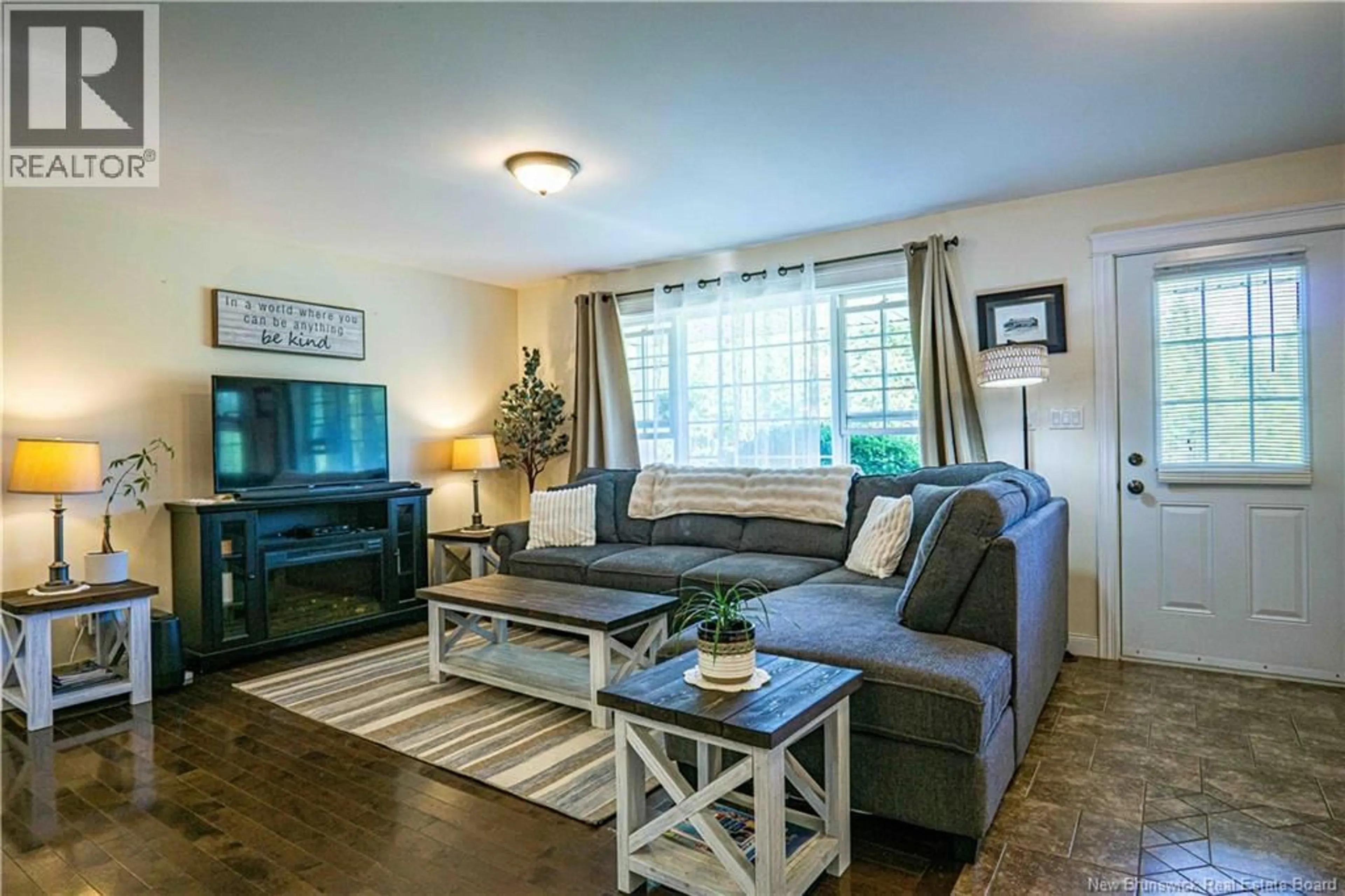 Living room with furniture, wood/laminate floor for 129 CANAAN DRIVE, Rusagonis New Brunswick E3B0B6