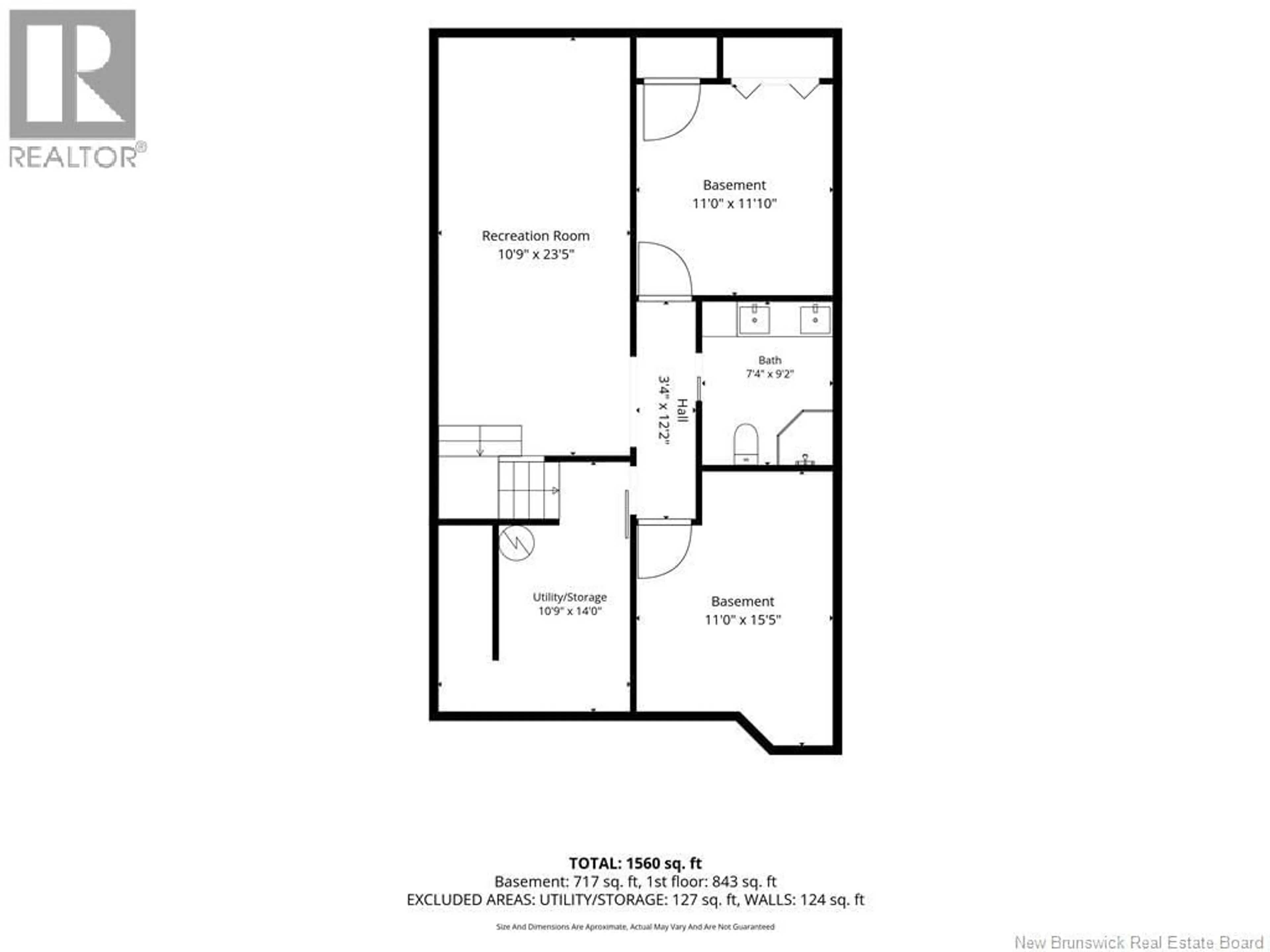 Floor plan for 107 FIRMIN, Dieppe New Brunswick E1A8G3