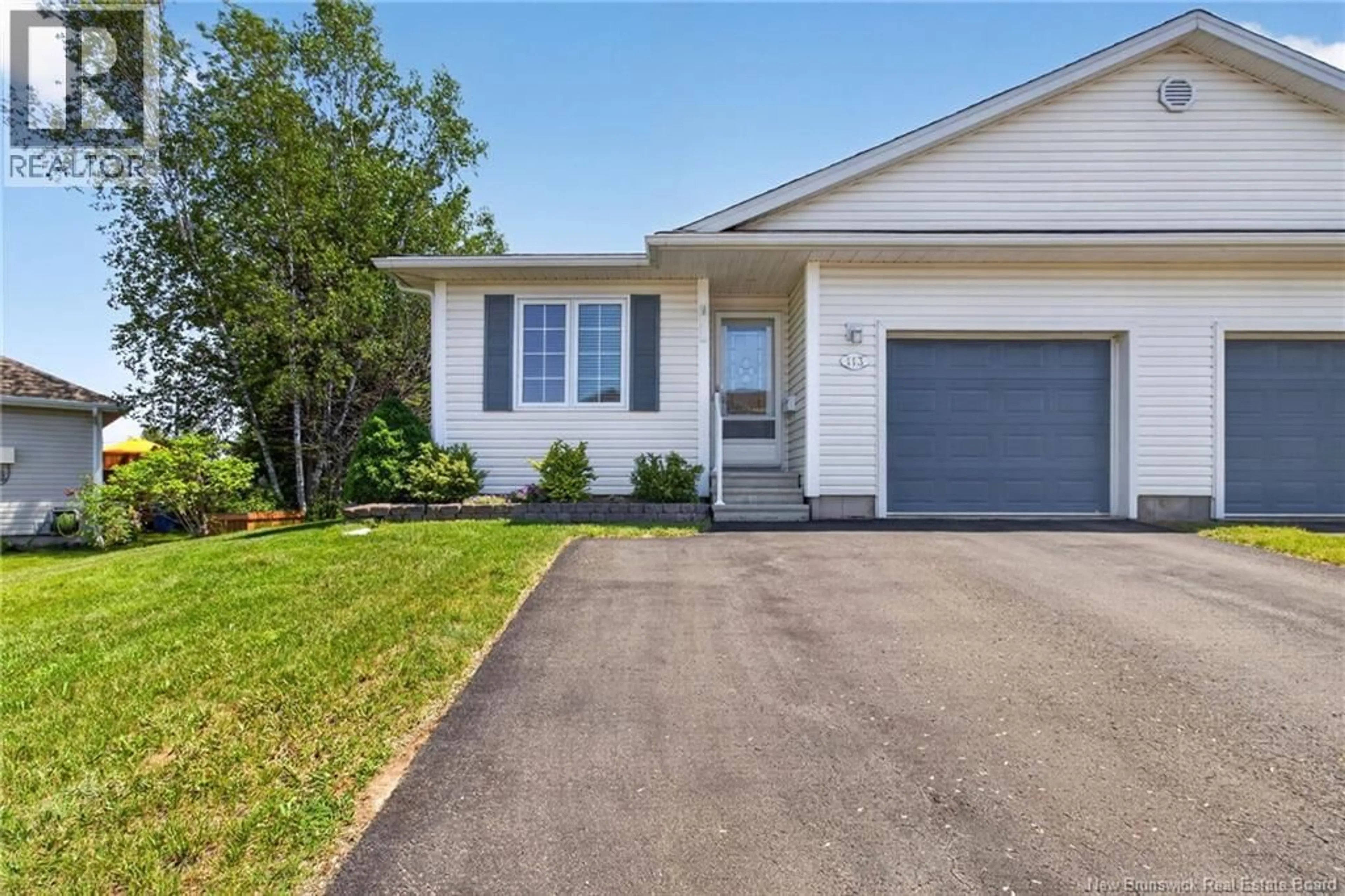 Home with vinyl exterior material, street for 113 DOMETHILDE CRESCENT, Dieppe New Brunswick E1A8R4