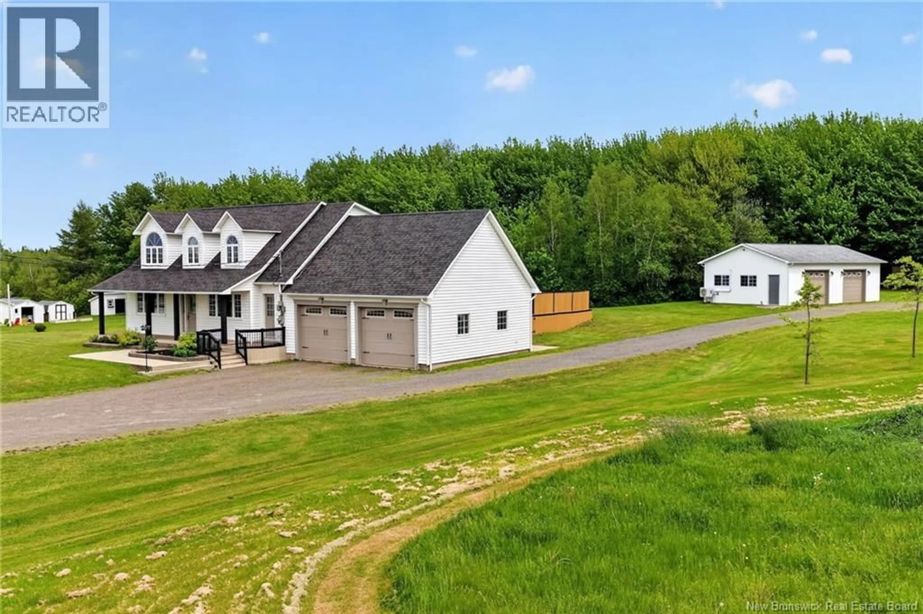 A pic from outside/outdoor area/front of a property/back of a property/a pic from drone, unknown for 3291 ROUTE 115, Notre-Dame New Brunswick E4V2C7