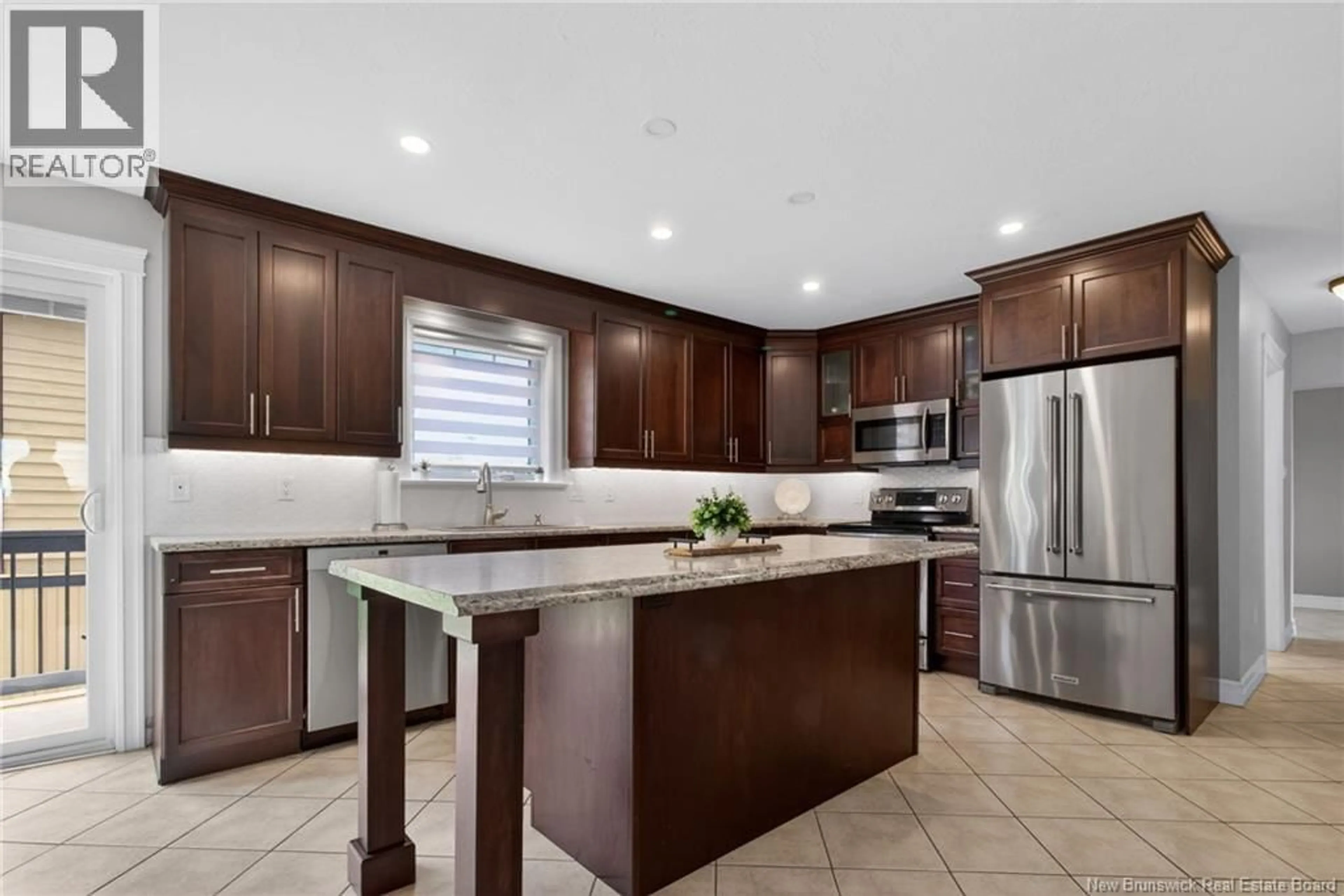 Open concept kitchen, ceramic/tile floor for 3291 ROUTE 115, Notre-Dame New Brunswick E4V2C7