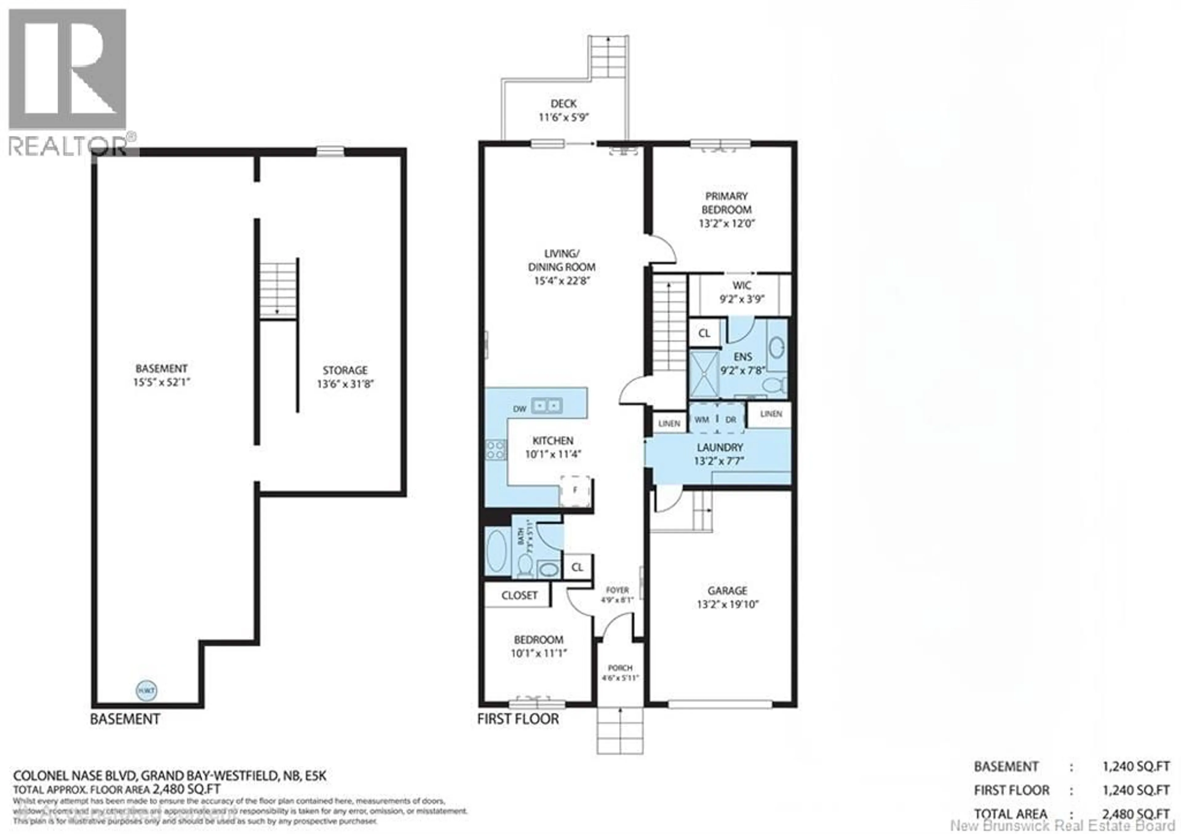 Floor plan for 108 - 4-290 COLONEL NASE BOULEVARD, Grand Bay-Westfield New Brunswick E5K0G6