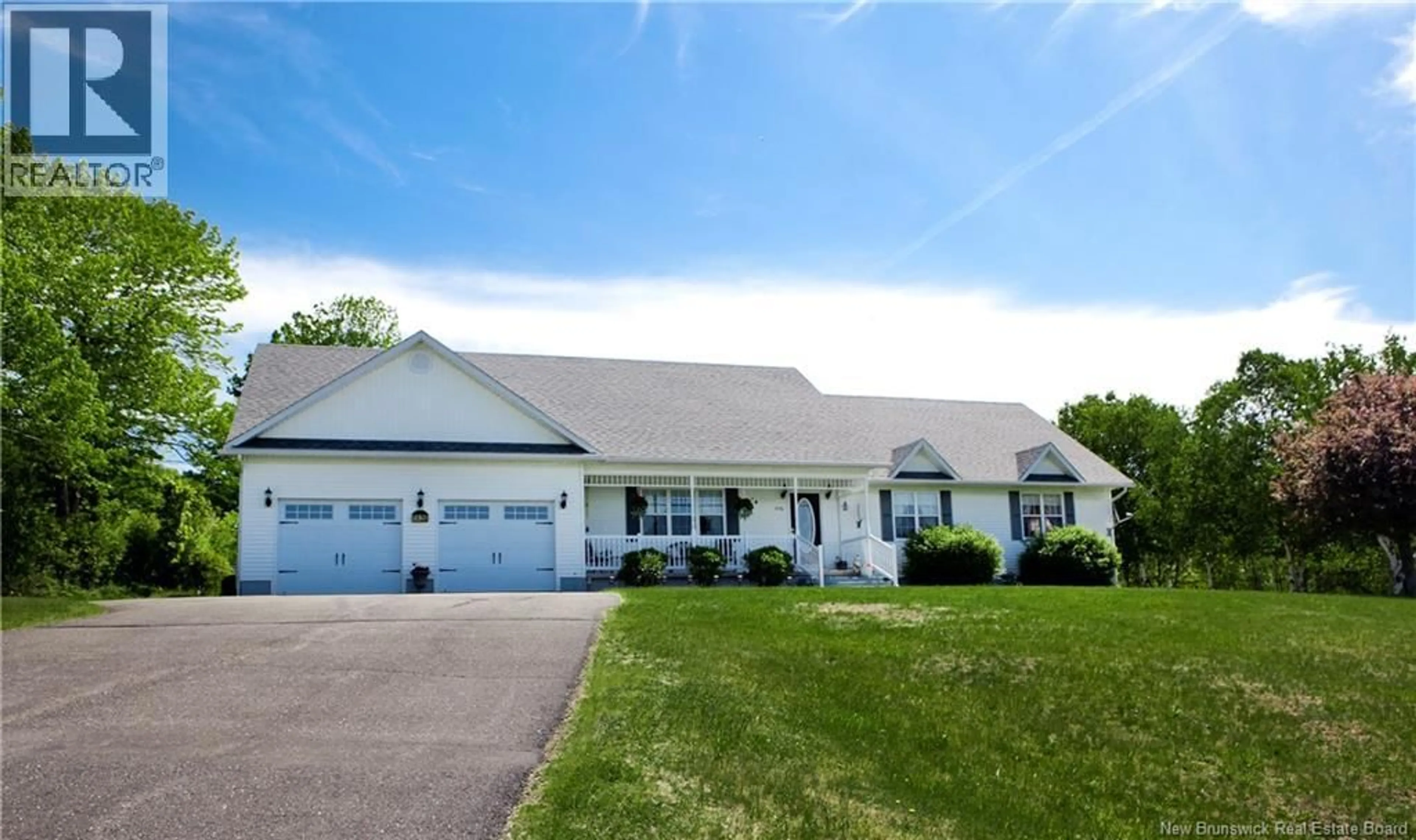 Home with vinyl exterior material, street for 1456 570 ROUTE, Gordonsville New Brunswick E7L2N1