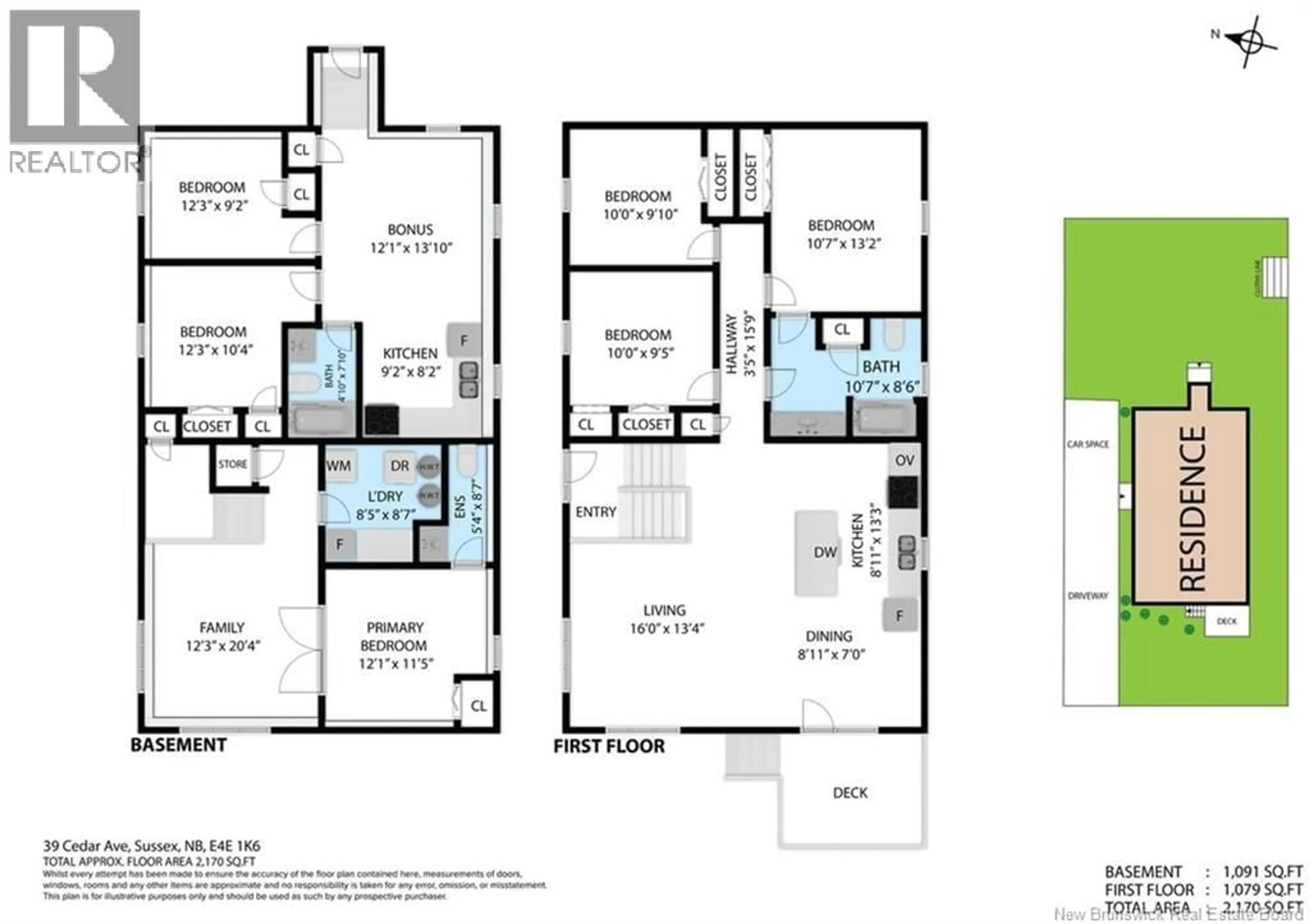Floor plan for 39 CEDAR AVENUE, Sussex New Brunswick E4E1K6