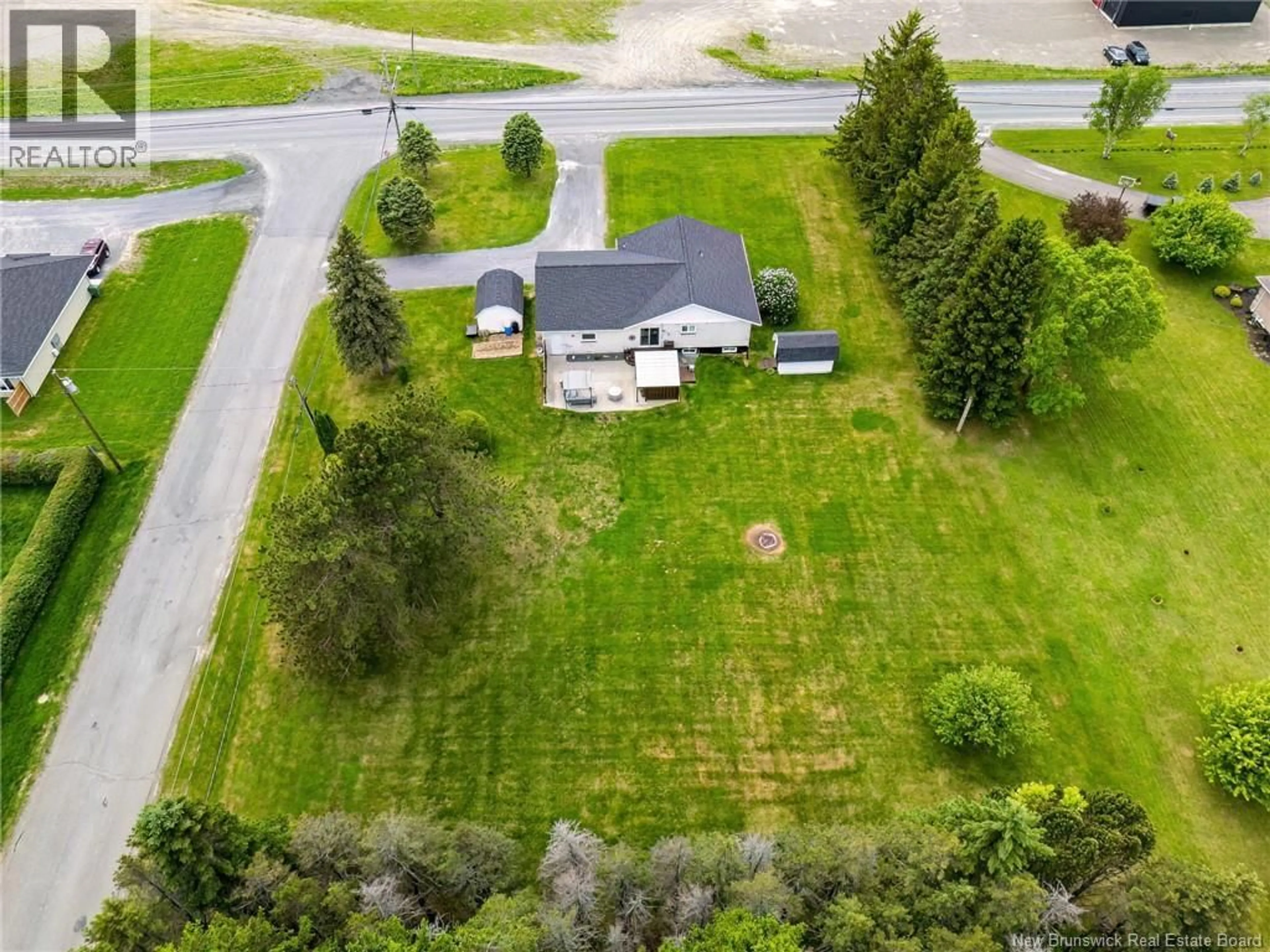 A pic from outside/outdoor area/front of a property/back of a property/a pic from drone, street for 155 SAINT-ANDRE ROAD, Saint-André New Brunswick E3Y3Y9