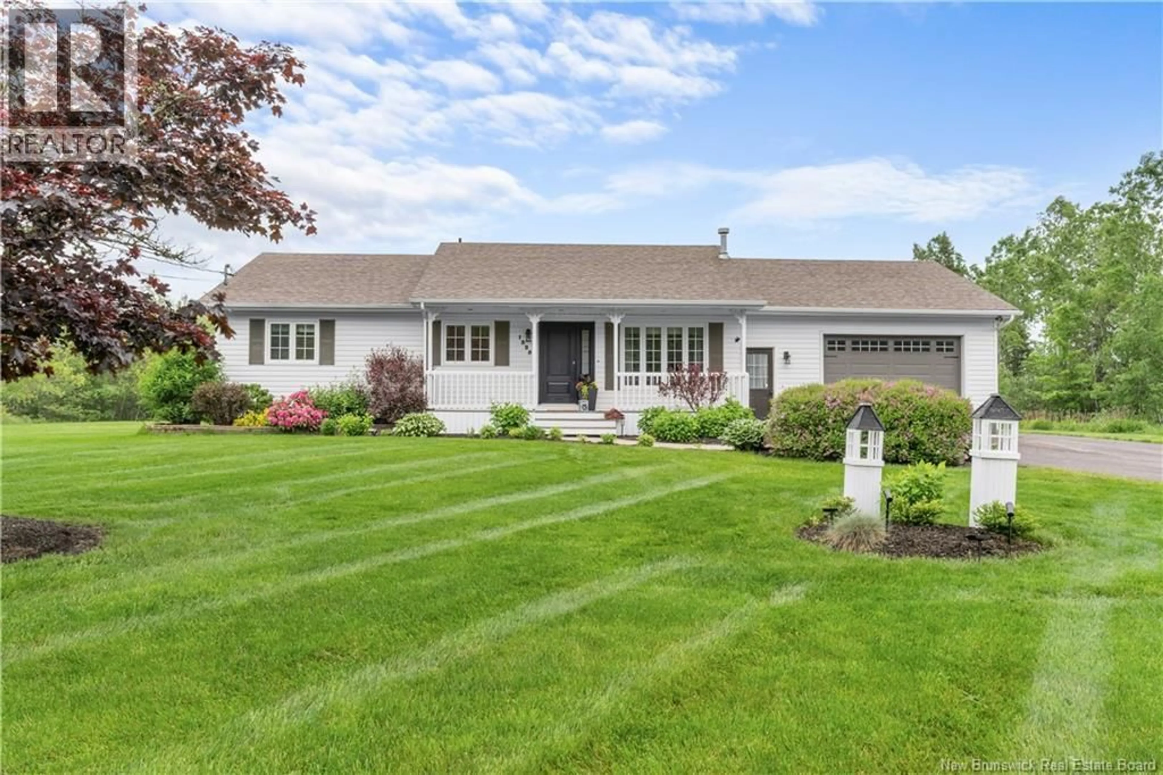 Home with vinyl exterior material, street for 1325 MCLAUGHLIN DRIVE, Moncton New Brunswick E1G3P8