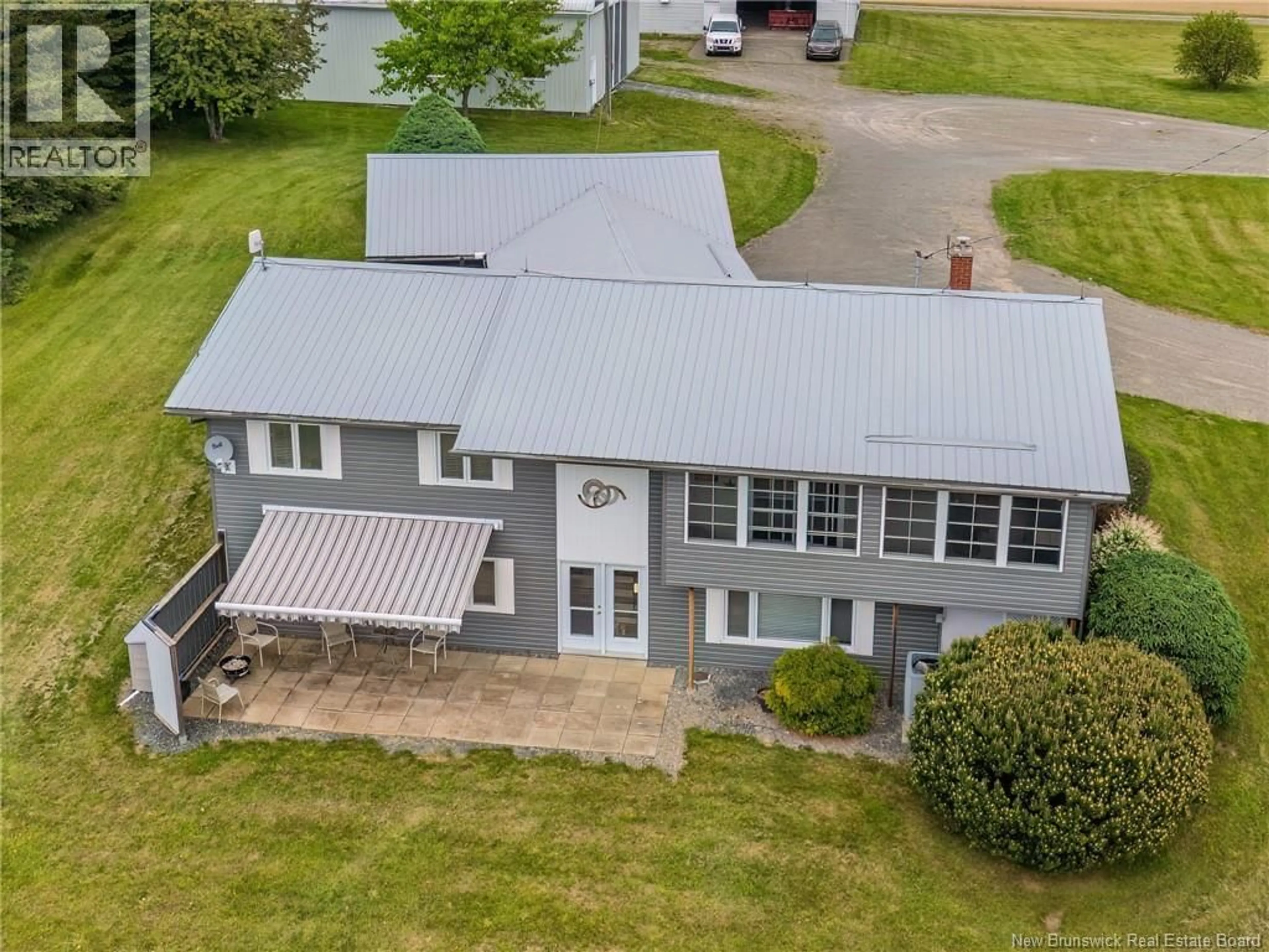 A pic from outside/outdoor area/front of a property/back of a property/a pic from drone, building for 31 MAIN NEW DENMARK ROAD, New Denmark New Brunswick E7G2C1