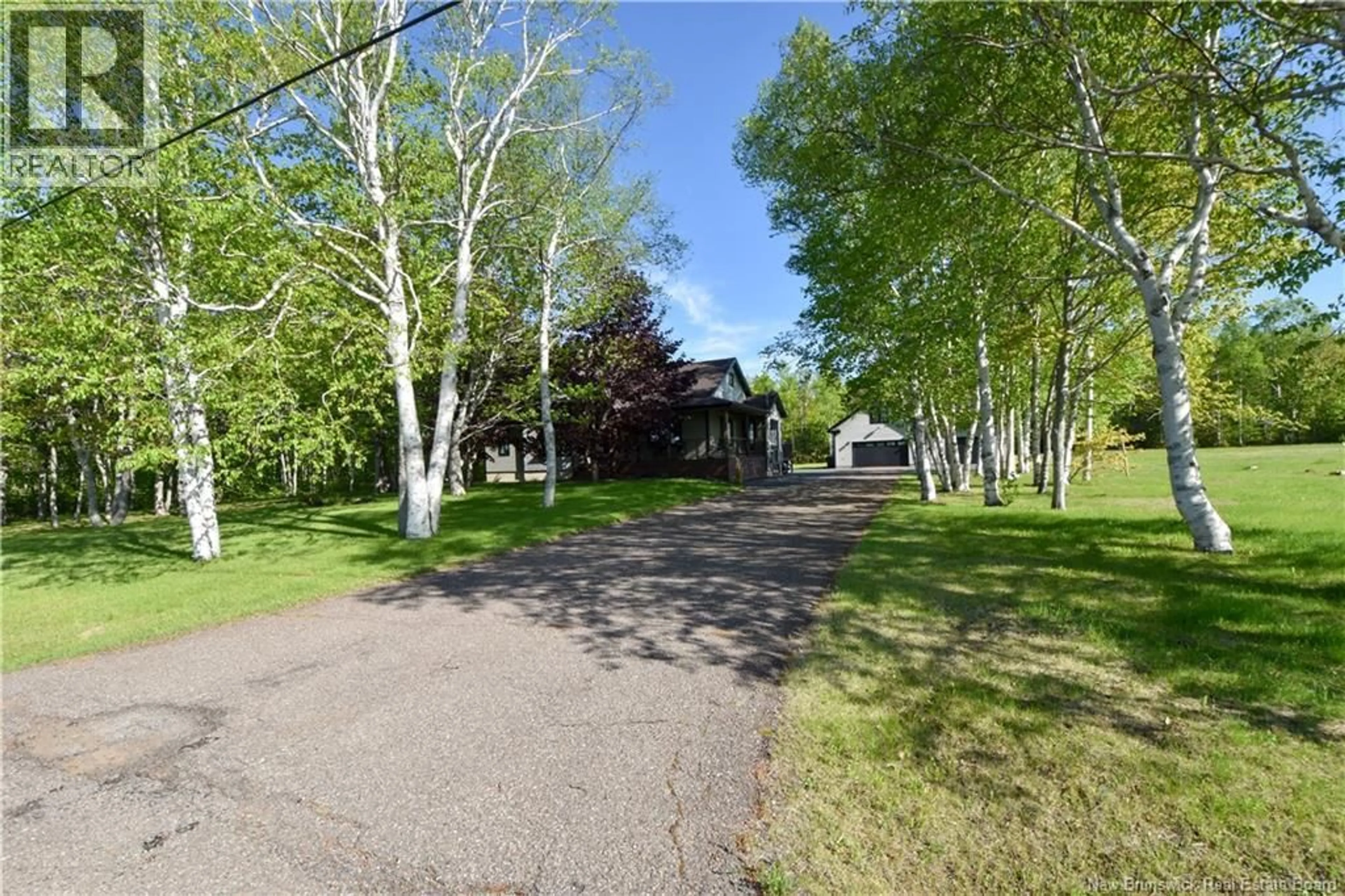 A pic from outside/outdoor area/front of a property/back of a property/a pic from drone, forest/trees view for 337 ROUTE 363, Hacheyville New Brunswick E8M1M7