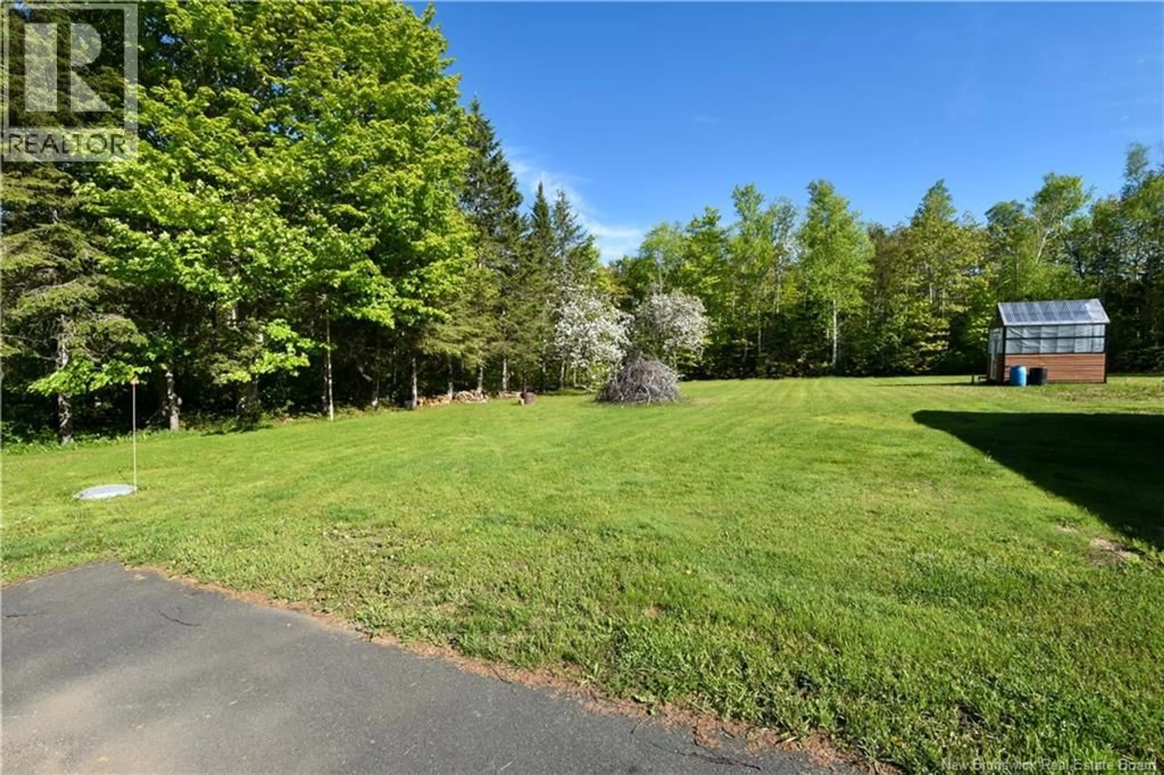 A pic from outside/outdoor area/front of a property/back of a property/a pic from drone, forest/trees view for 337 ROUTE 363, Hacheyville New Brunswick E8M1M7