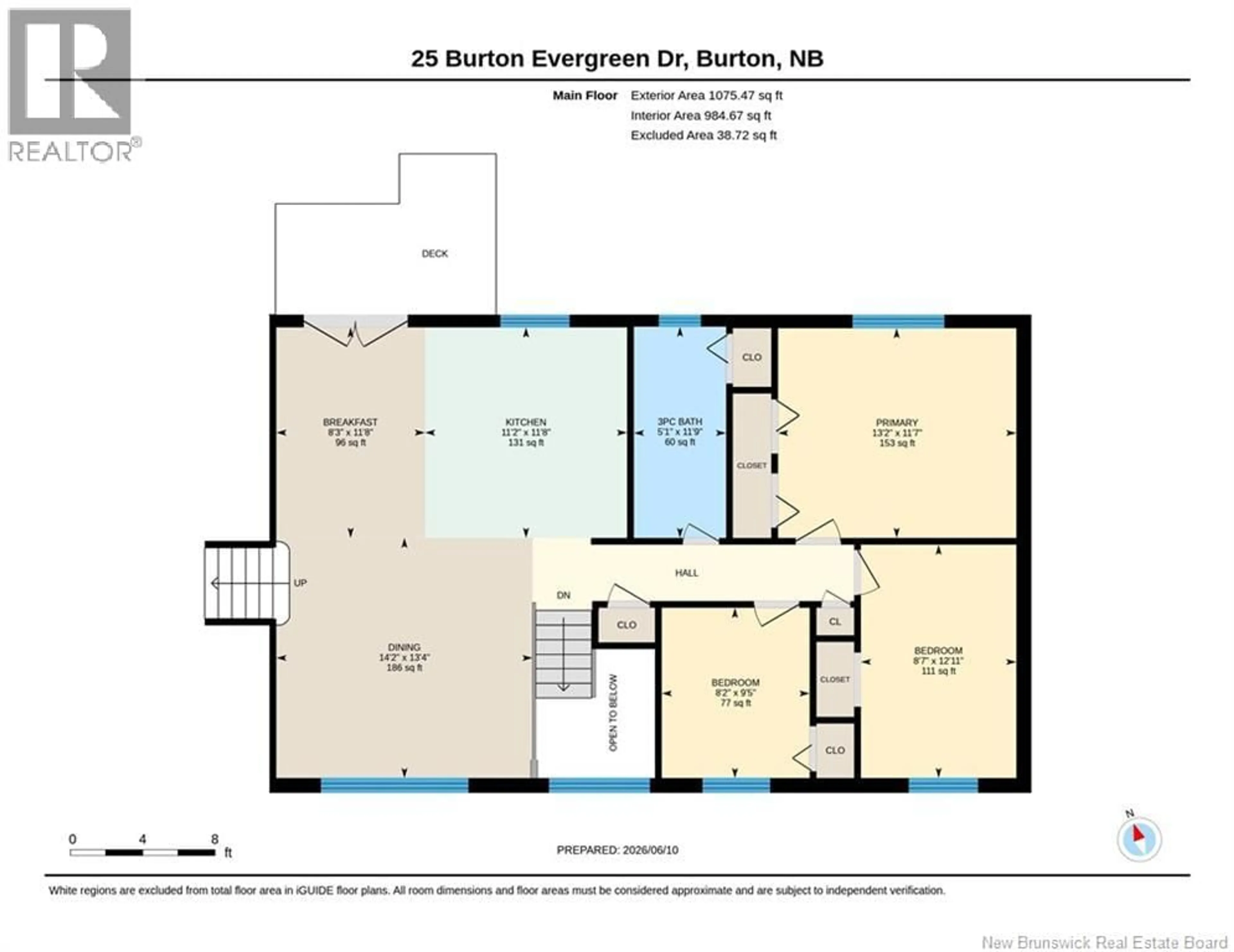 Floor plan for 25 BURTON EVERGREEN DRIVE, Burton New Brunswick E2V3E4