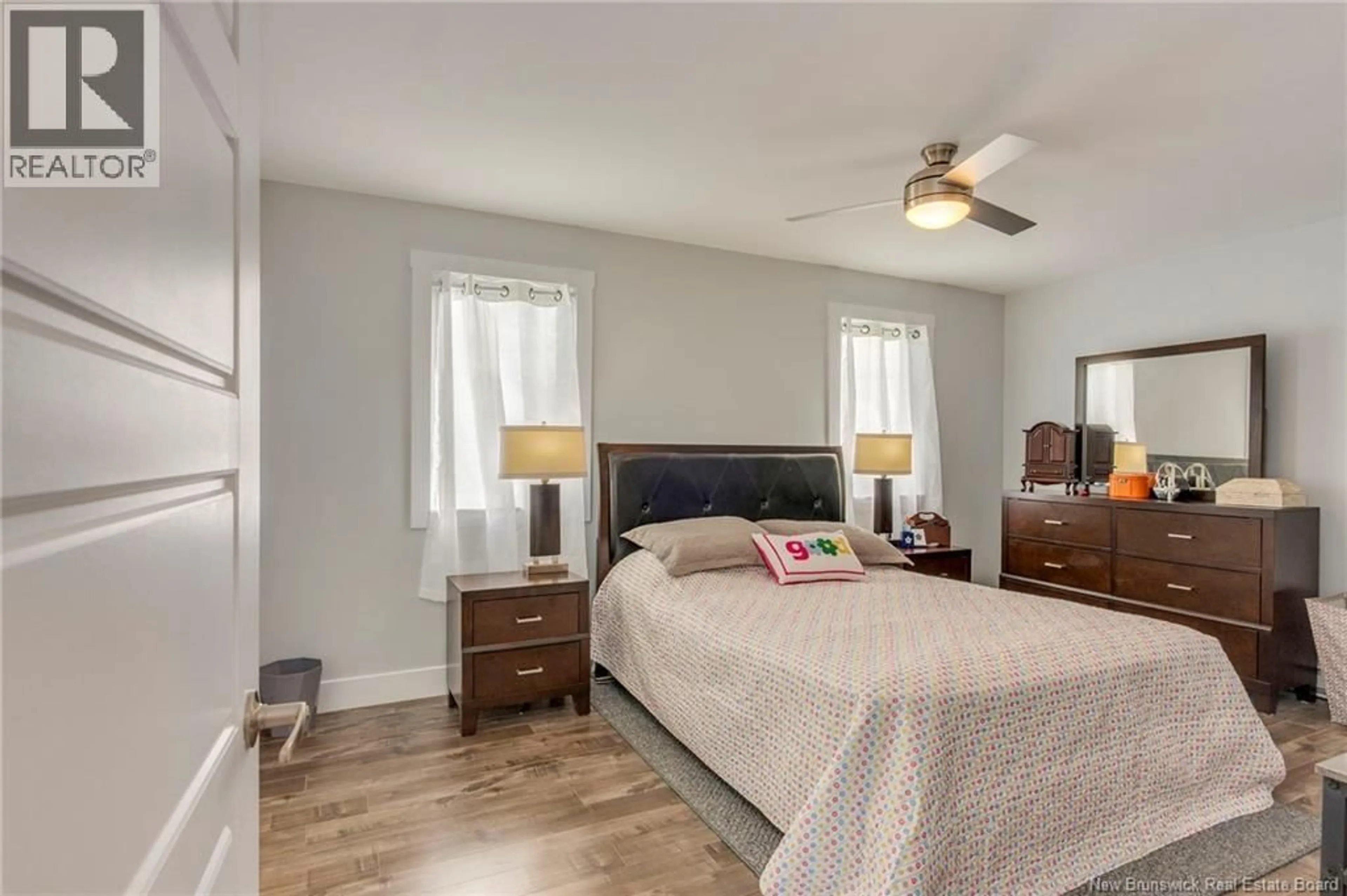 Bedroom with bed, wood/laminate floor for 50 HERITAGE LANE, Bloomfield New Brunswick E5N4X3