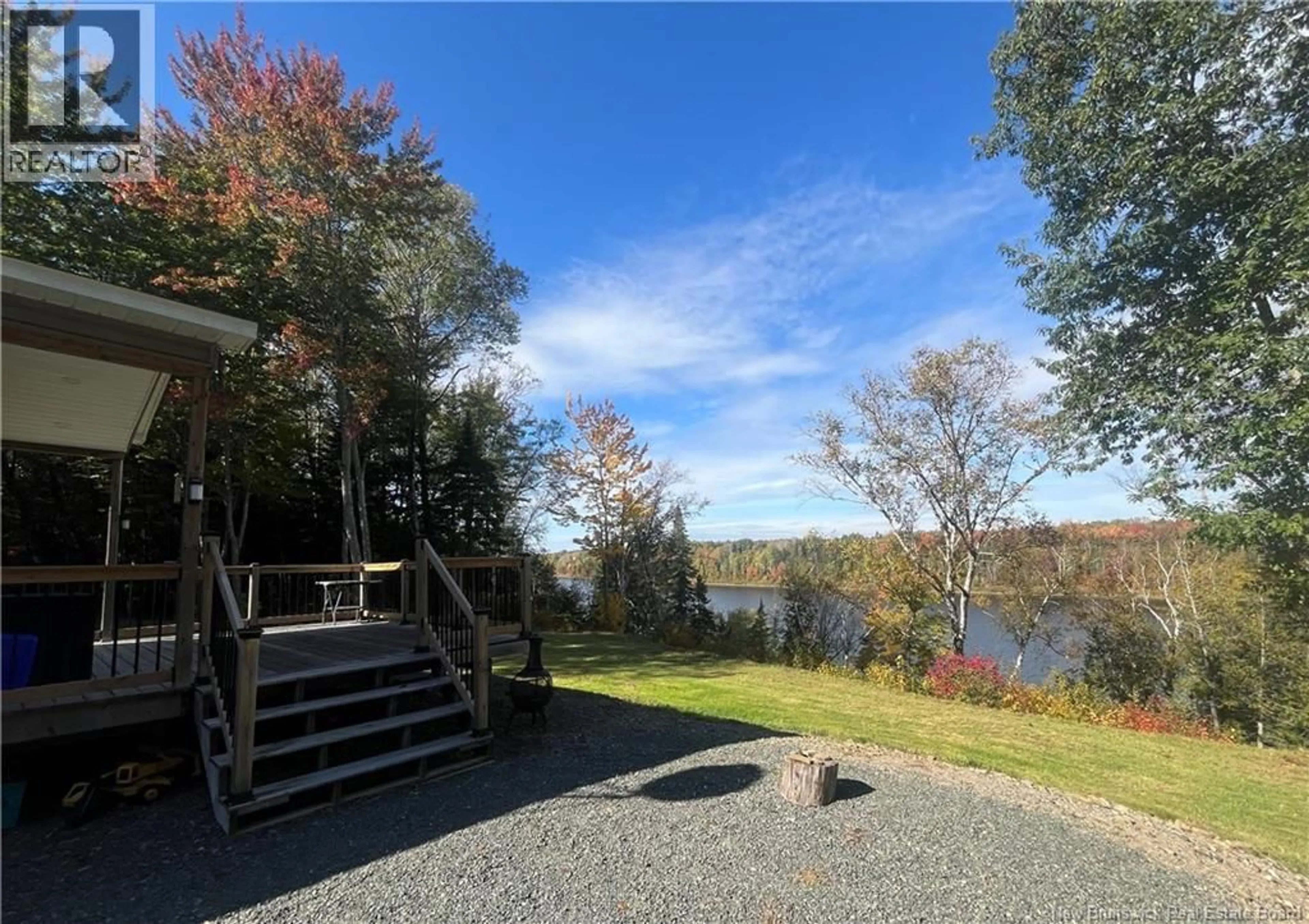 A pic from outside/outdoor area/front of a property/back of a property/a pic from drone, water/lake/river/ocean view for 2415 ROUTE 118, McKinleyville New Brunswick E9E2H4