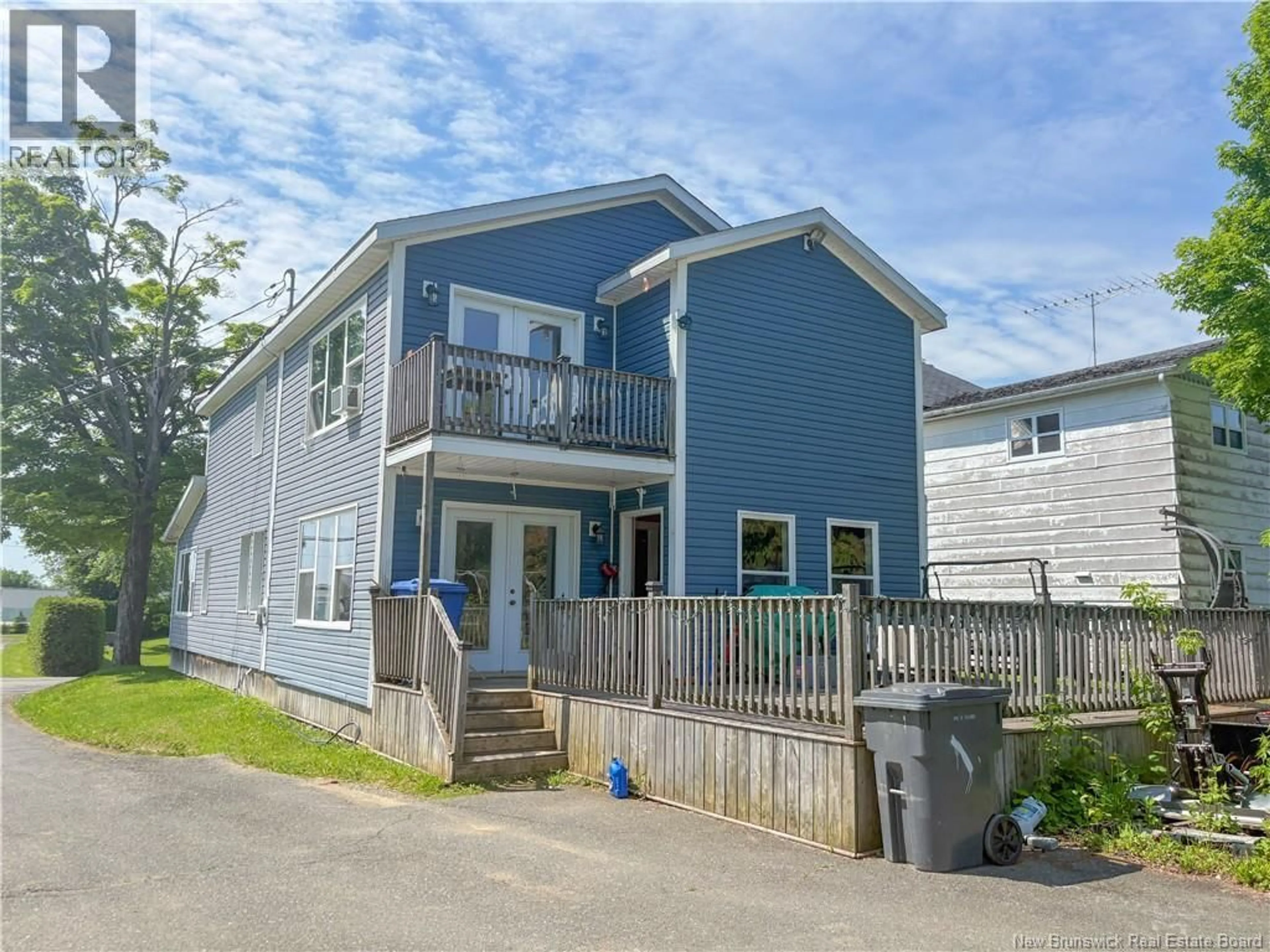 Home with vinyl exterior material, street for 33 HILLCREST AVENUE, Hartland New Brunswick E7P1M7